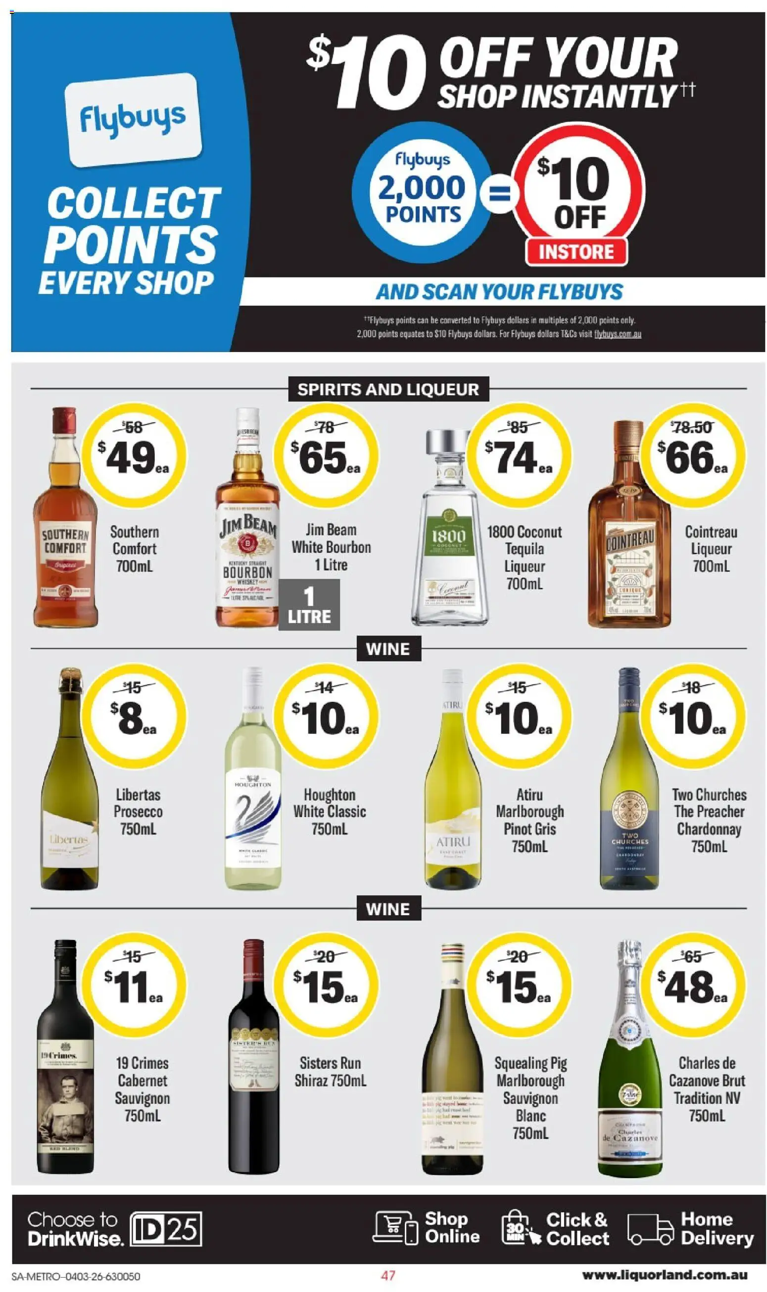 Liquorland catalogue - valid from 04.03.2026 | Page: 2 | Products: Wine, Bourbon, Whiskey