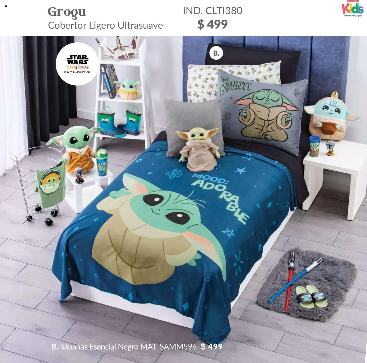 Nuevas ofertas de Colchas Concord válidas en toda la República Mexicana desde el 01.02.2026. ¡Encuentra las mejores ofertas en Colchas Concord catálogo Kids! | Página: 87 | Productos: Cobertor, Sabanas