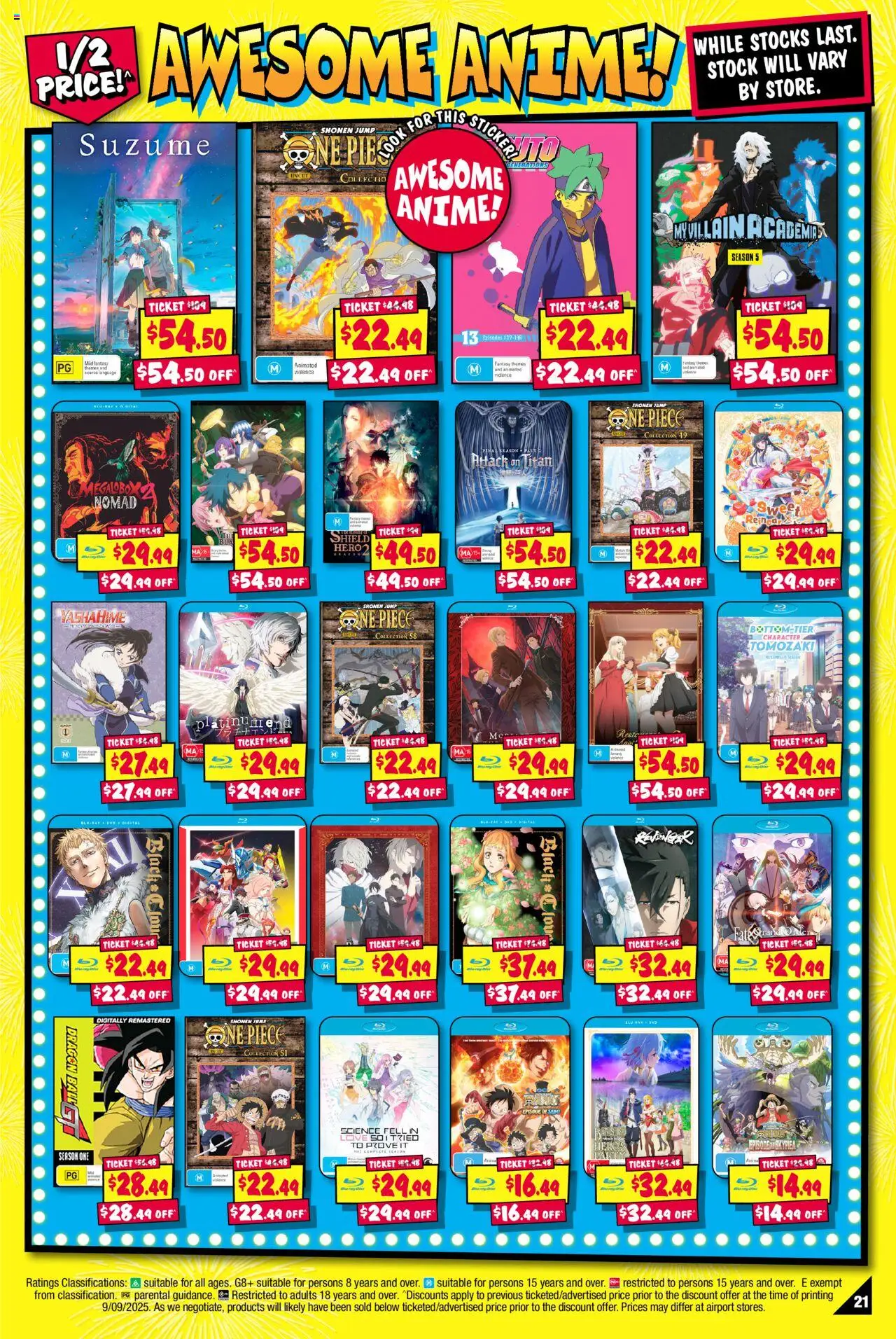 JB Hi-Fi catalogue - valid from 22.09.2025 | Page: 21 | Products: One piece