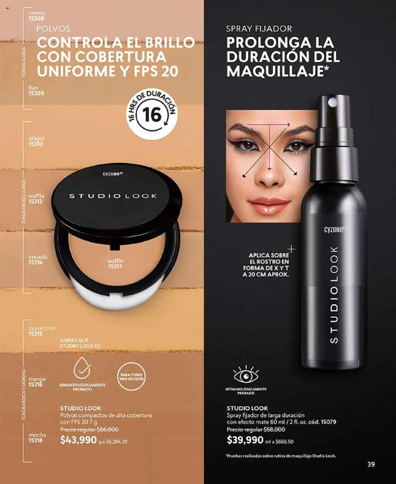 CyZone revista - valida desde el 05.05.2025 | Página: 39 | Productos: Fijador, Brillo, Sobre, Maquillaje