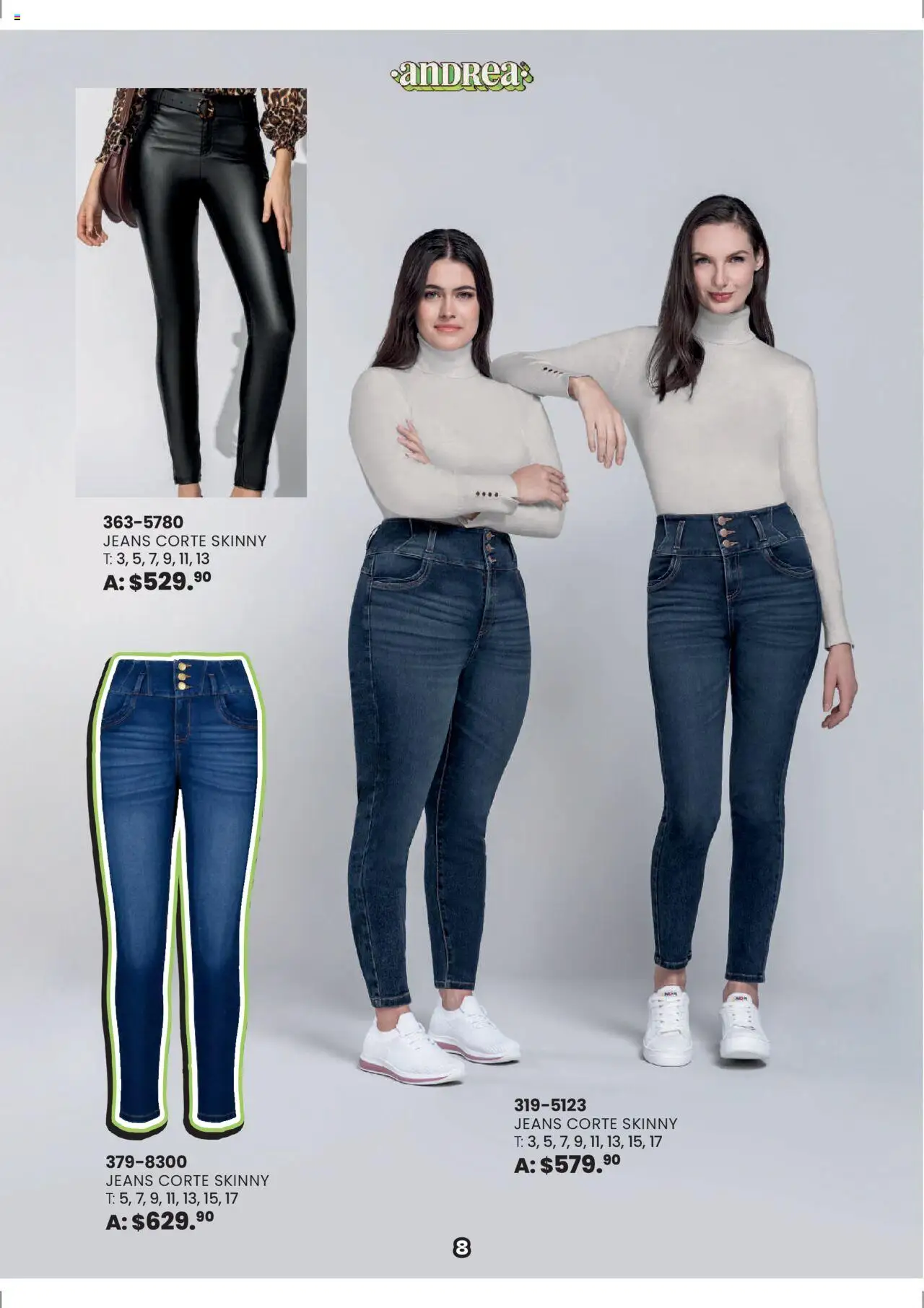 Nuevas ofertas de Andrea válidas en toda la República Mexicana desde el 14.09.2025. ¡Encuentra las mejores ofertas en Andrea - Catálogo Denim Urbano! | Página: 8