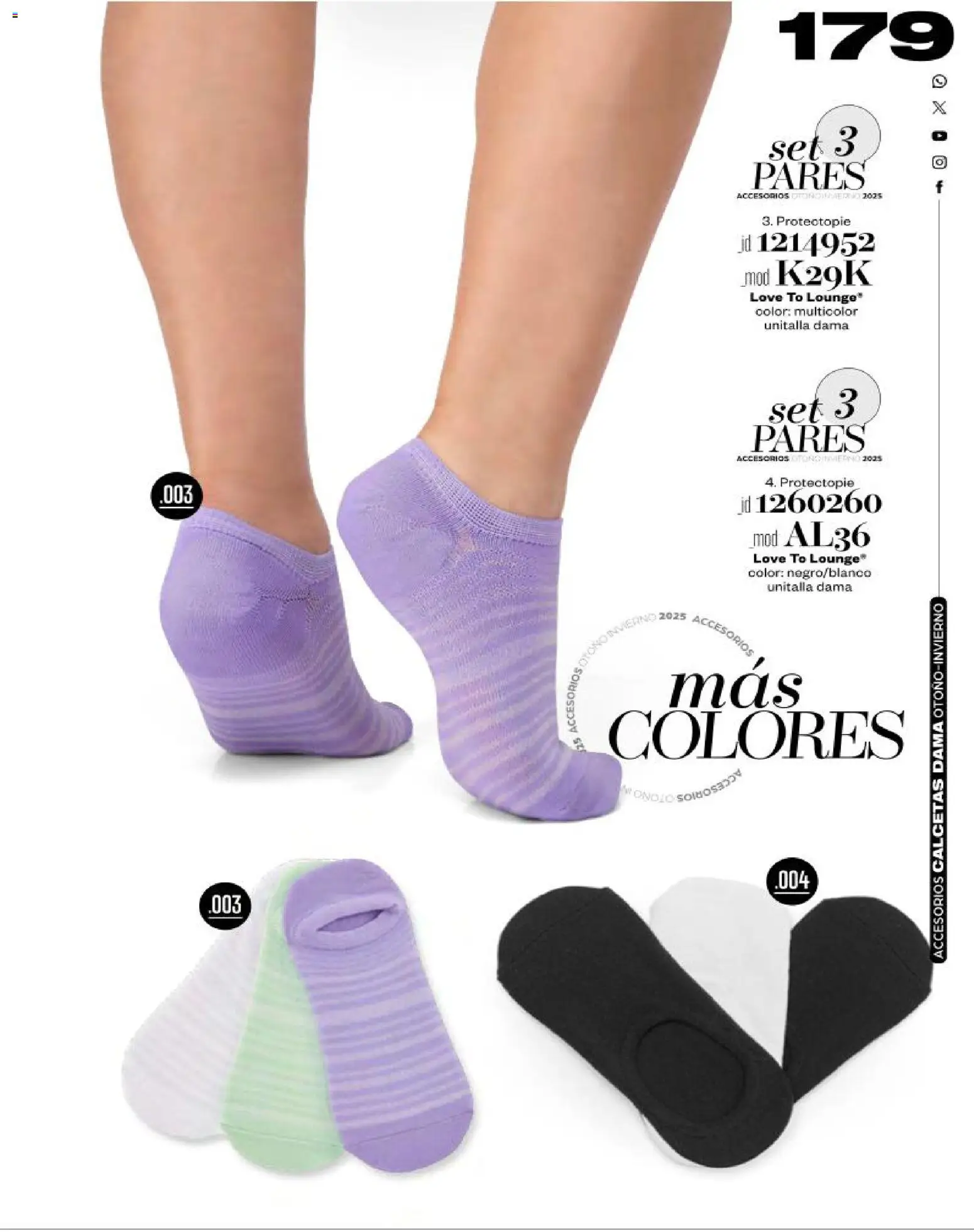 Nuevas ofertas de Price Shoes válidas en toda la República Mexicana desde el 03.11.2025. ¡Encuentra las mejores ofertas en Price Shoes catálogo Accesorios! | Página: 179 | Productos: Calcetas