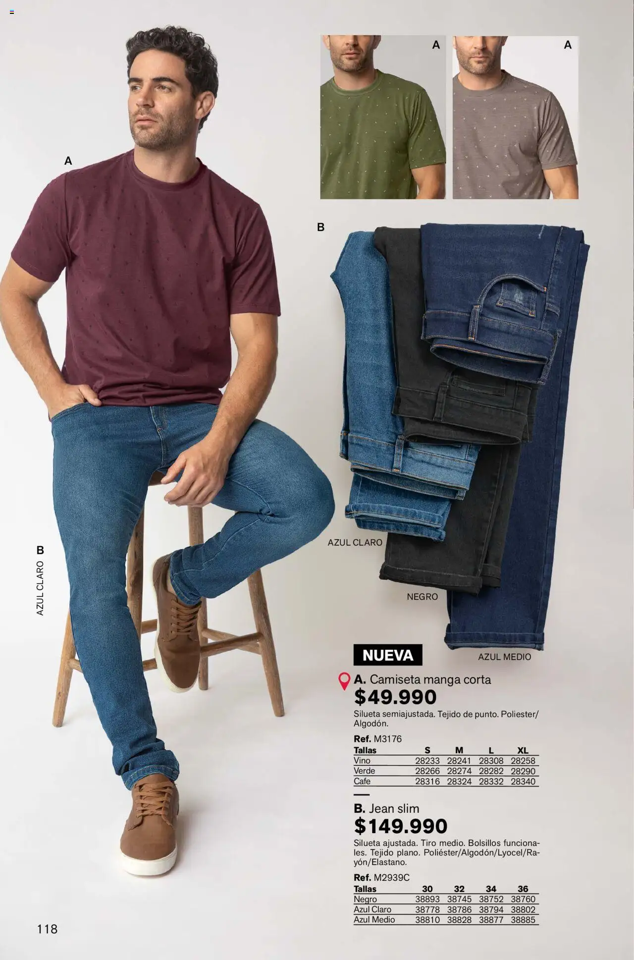 Leonisa revista - valida desde el 04.08.2025 | Página: 118 | Productos: Jean, Camiseta, Café, Vino
