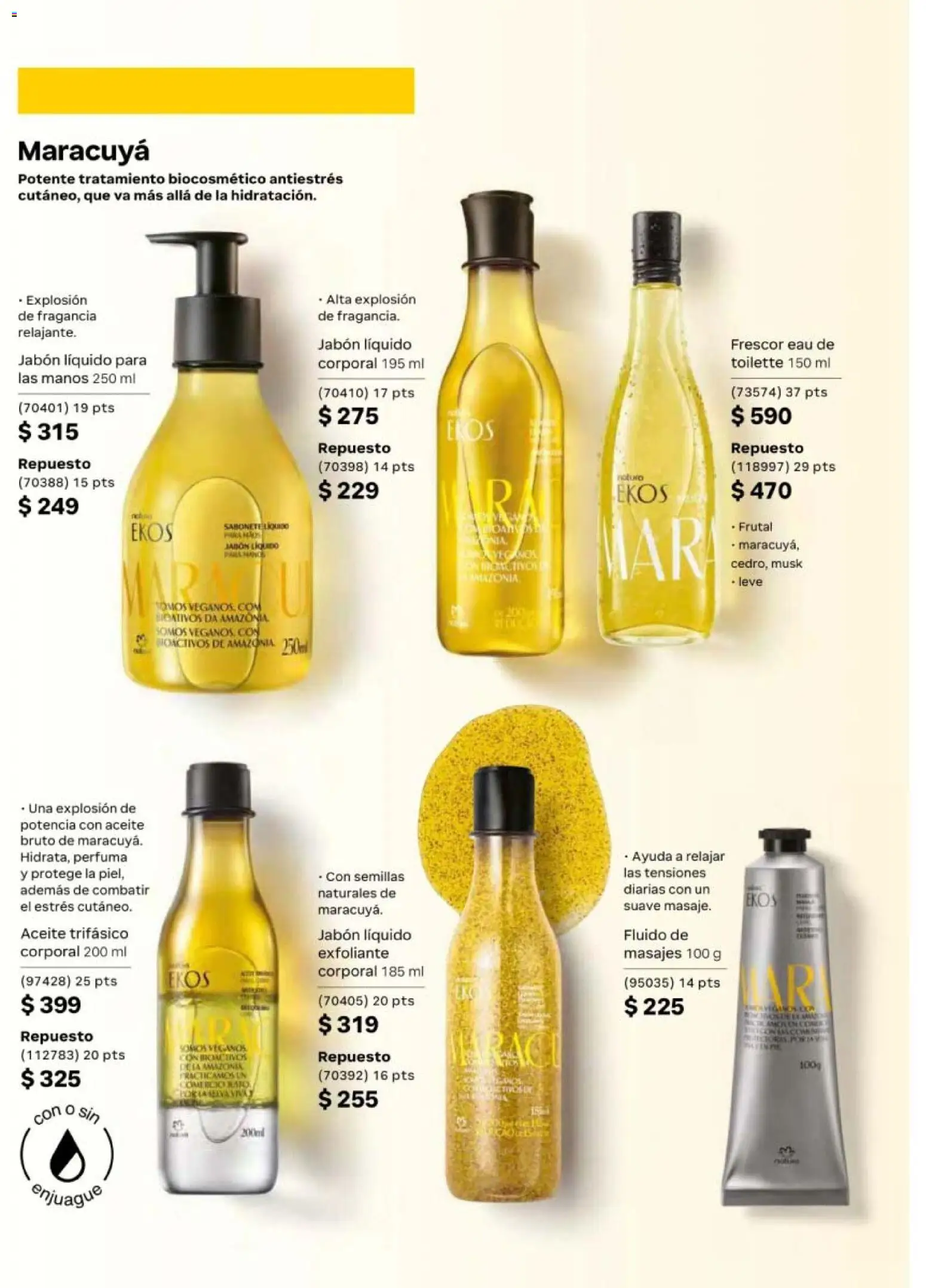 Nuevas ofertas de Natura válidas en toda la República Mexicana desde el 13.03.2026. ¡Encuentra las mejores ofertas en Natura campaña 5 2026! | Página: 112 | Productos: Jabón líquido, Aceite, Semillas, Fragancia