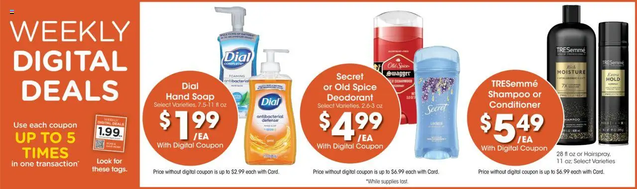 Dillons Weekly Ad - valid from 10.09.2025 | Page: 3 | Products: Shampoo, Conditioner, Soap, Deodorant