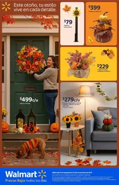 Nuevas ofertas de Walmart válidas en toda la República Mexicana desde el 03.09.2025. ¡Encuentra las mejores ofertas en Walmart - Folleto Inspiración de Otoño! | Página: 4 | Productos: Farol, Despensa, Mesa, Maceta