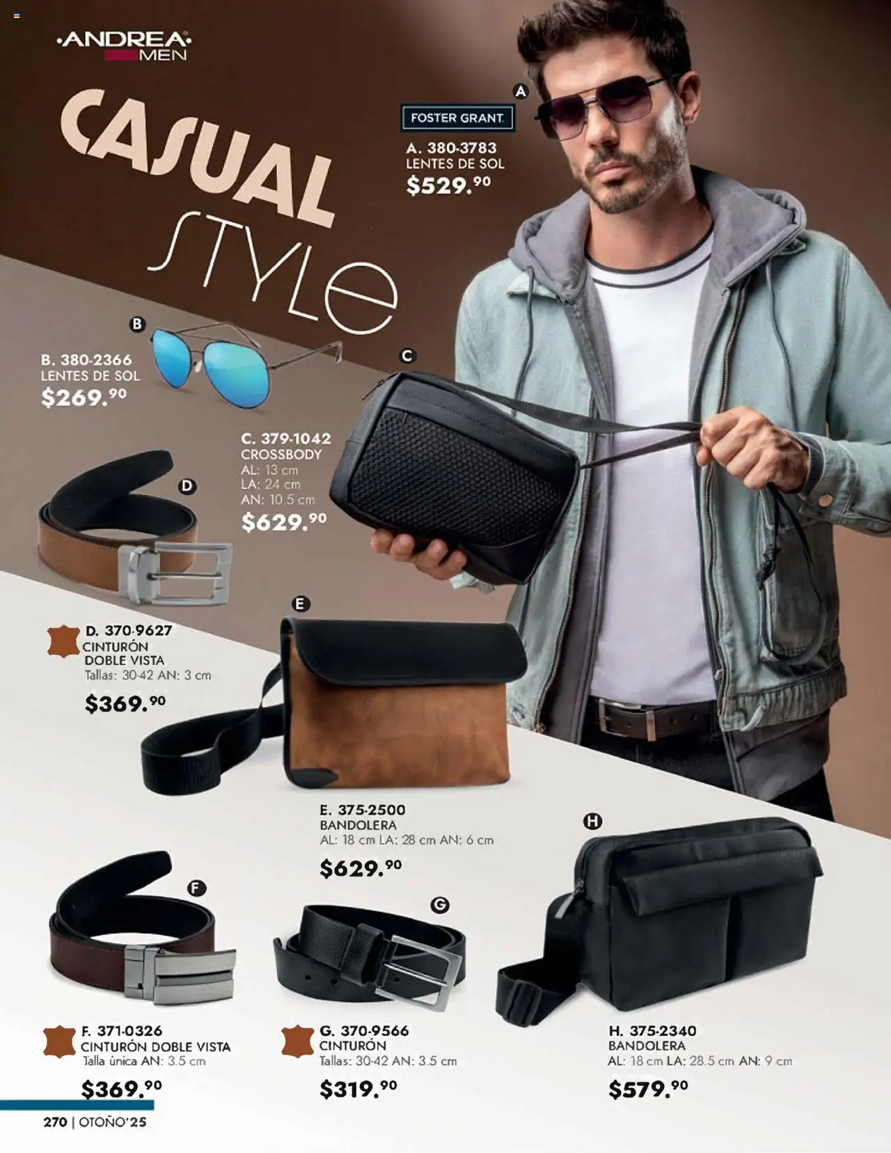 Nuevas ofertas de Andrea válidas en toda la República Mexicana desde el 24.08.2025. ¡Encuentra las mejores ofertas en Andrea - Catálogo Accesorios! | Página: 44 | Productos: Lentes, Cinturón, Lentes de sol