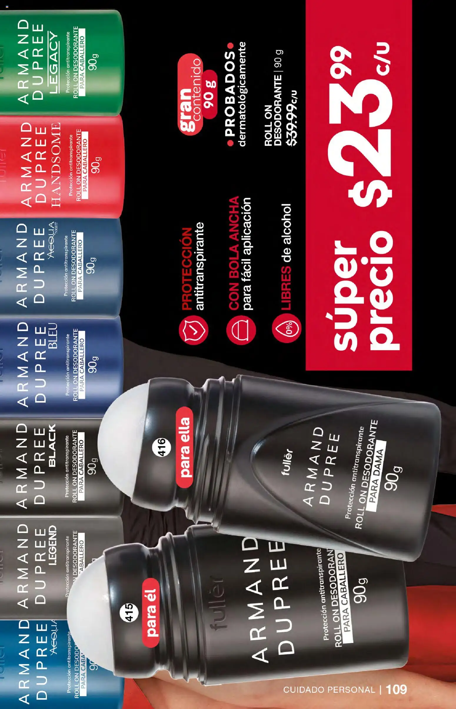 Nuevas ofertas de Fuller válidas en toda la República Mexicana desde el 18.02.2026. ¡Encuentra las mejores ofertas en Fuller campaña 23 2026! | Página: 109 | Productos: Desodorante, Antitranspirante