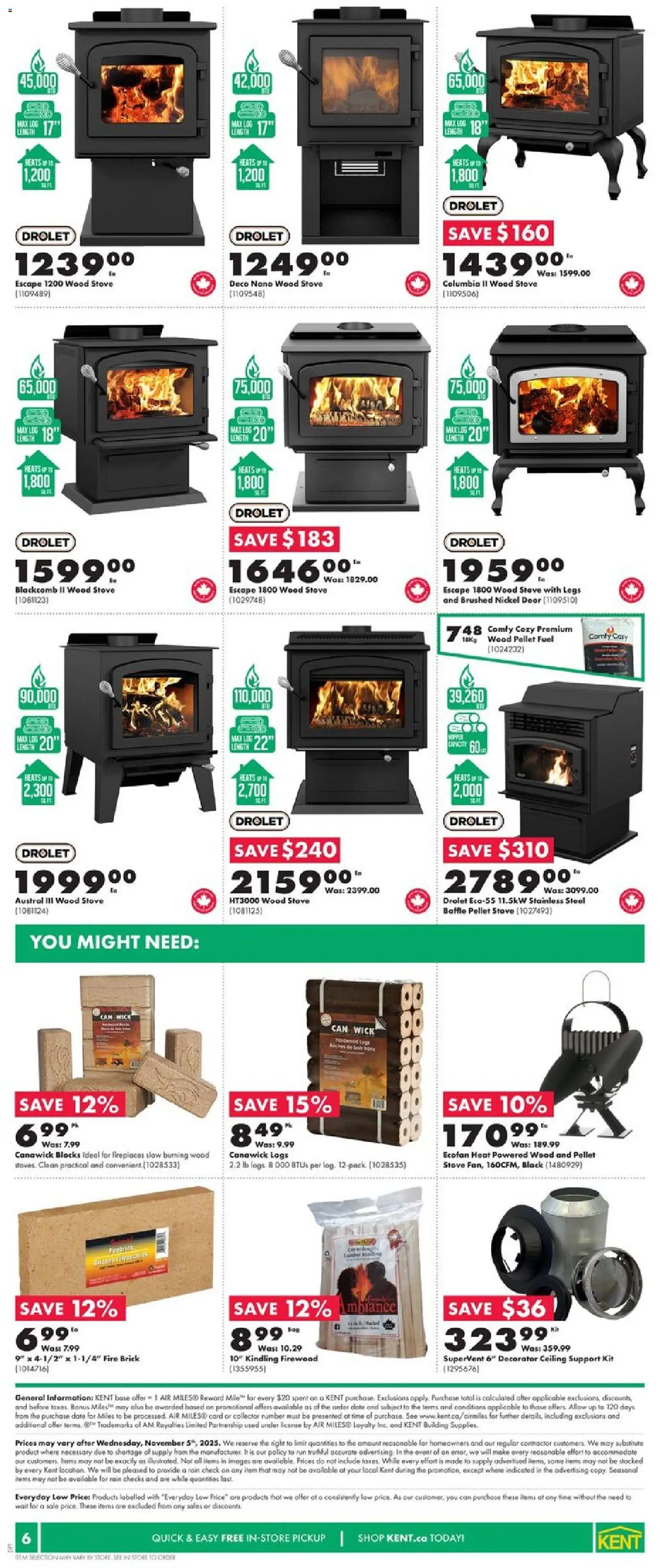 Kent flyer valid from 30.10.2025 | Page: 7 | Products: Stove