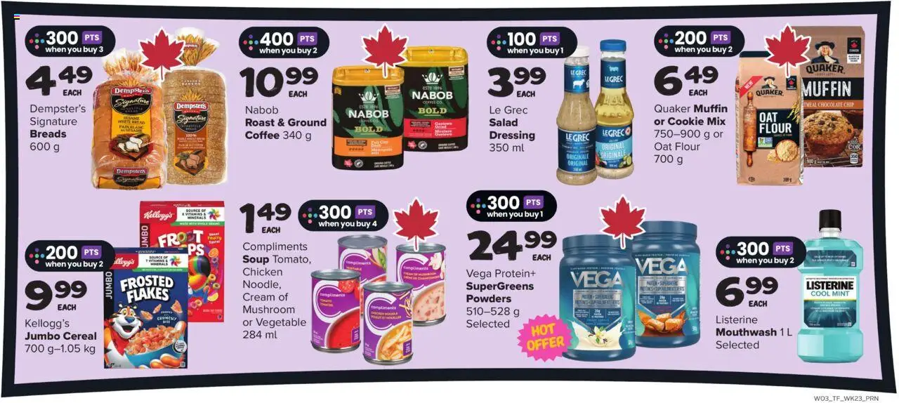 Thrifty Foods flyer valid from 02.10.2025 | Page: 11 | Products: Cream, Flakes, Salad, Mouthwash