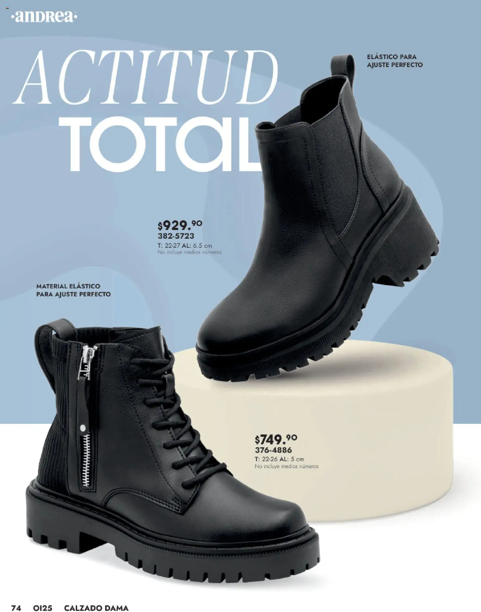 Nuevas ofertas de Andrea válidas en toda la República Mexicana desde el 24.08.2025. ¡Encuentra las mejores ofertas en Andrea - Catálogo Calzado Dama! | Página: 74
