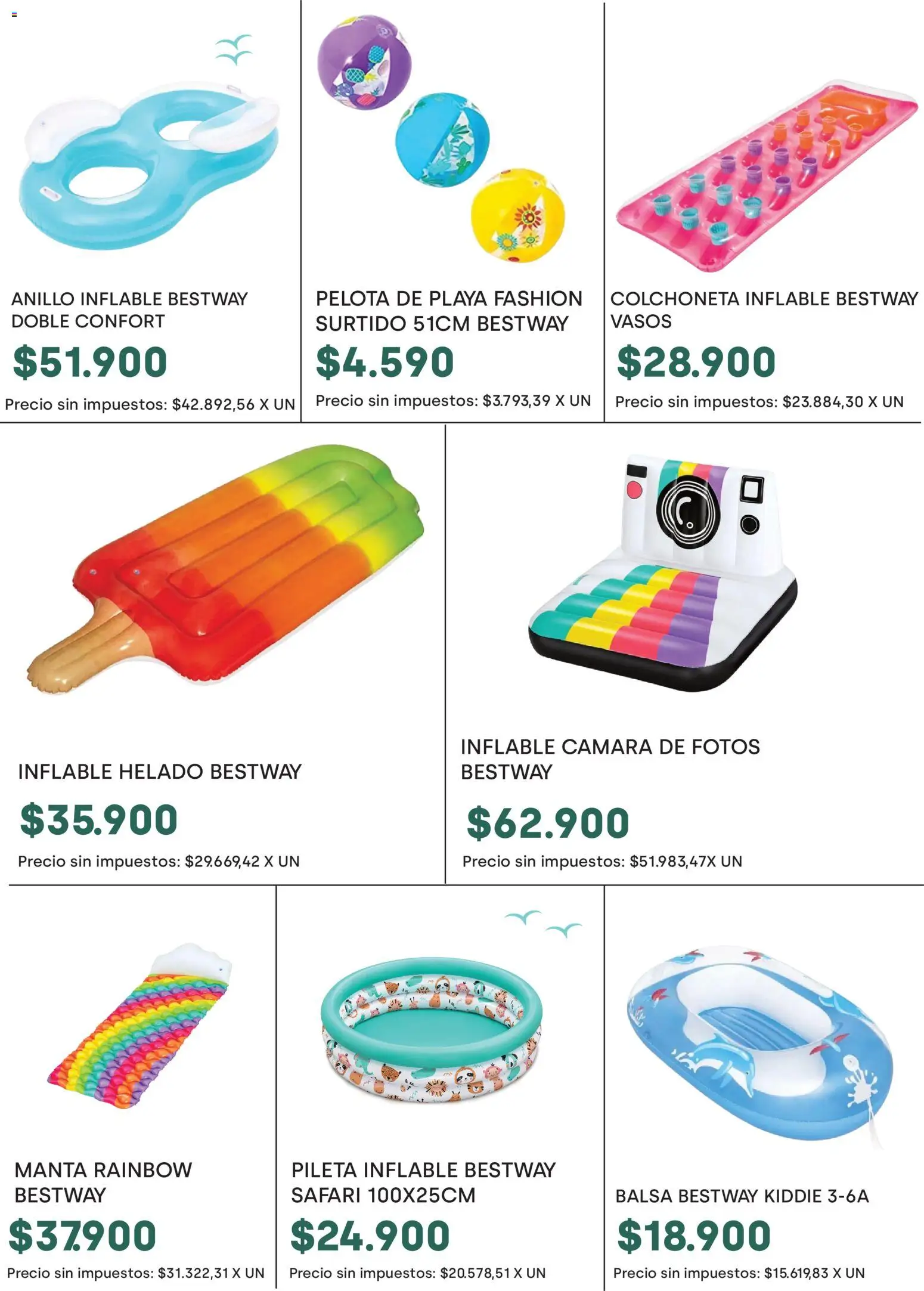 Jumbo - Tiempo libre │ válido desde el 11.12.2025 | Página: 8 | Productos: Helado, Anillo, Colchoneta, Pileta