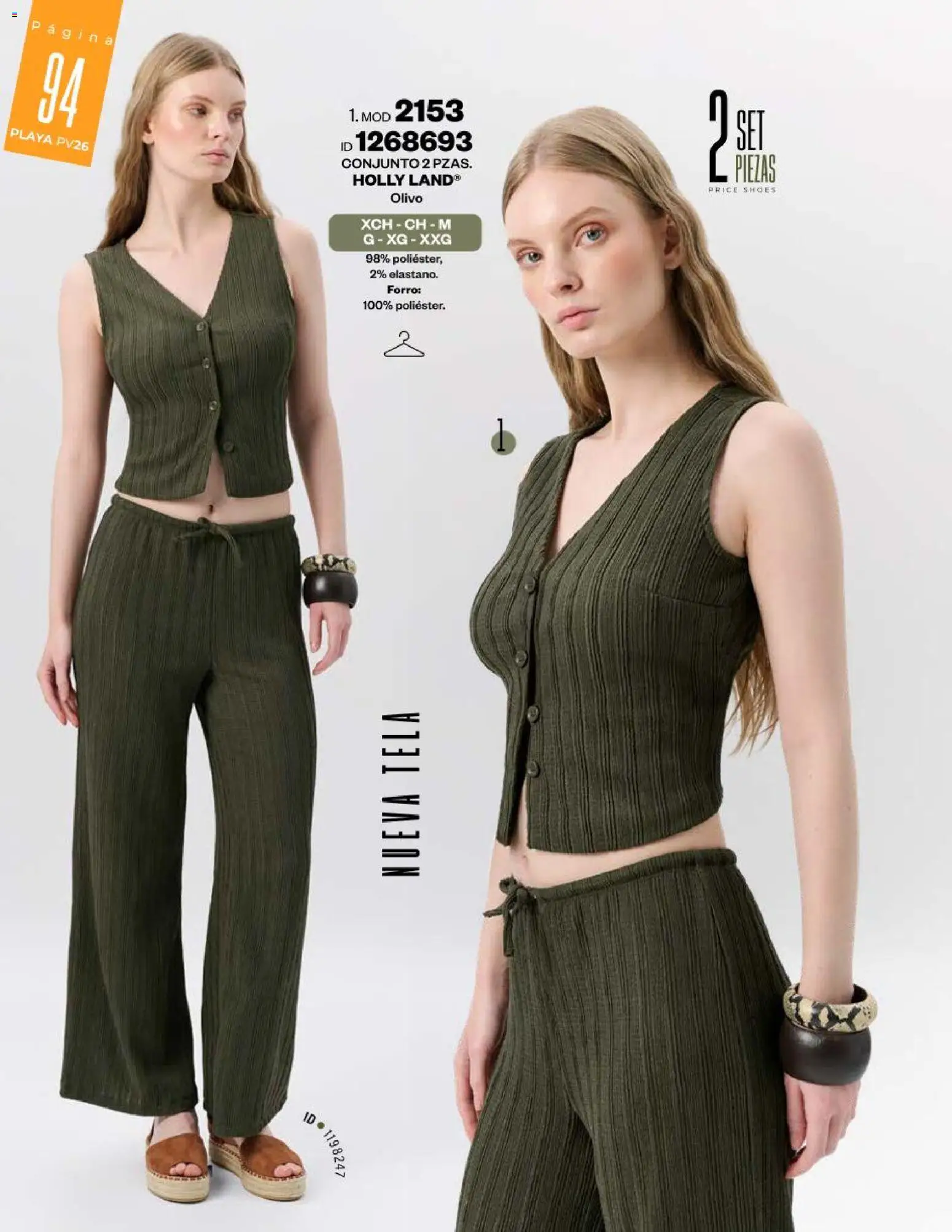 Nuevas ofertas de Price Shoes válidas en toda la República Mexicana desde el 13.02.2026. ¡Encuentra las mejores ofertas en Price Shoes catálogo Playa! | Página: 94 | Productos: Conjunto