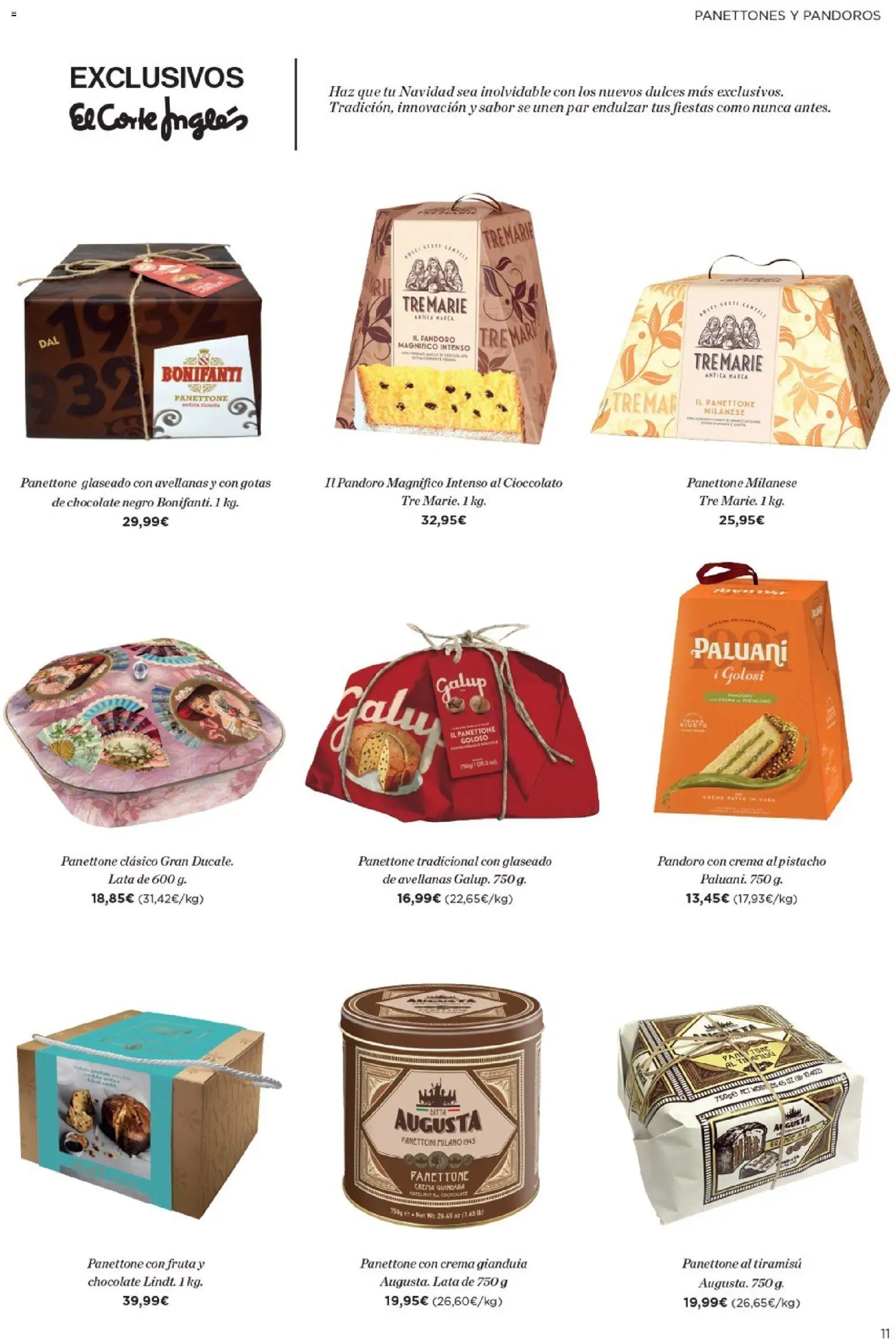 Nuevas ofertas de El Corte Inglés válidas en toda la República Mexicana desde el 20.11.2025. ¡Encuentra las mejores ofertas en El Corte Inglés catálogo La Mejor Selección De Dulces! | Página: 11 | Productos: Crema, Chocolate, Dulces