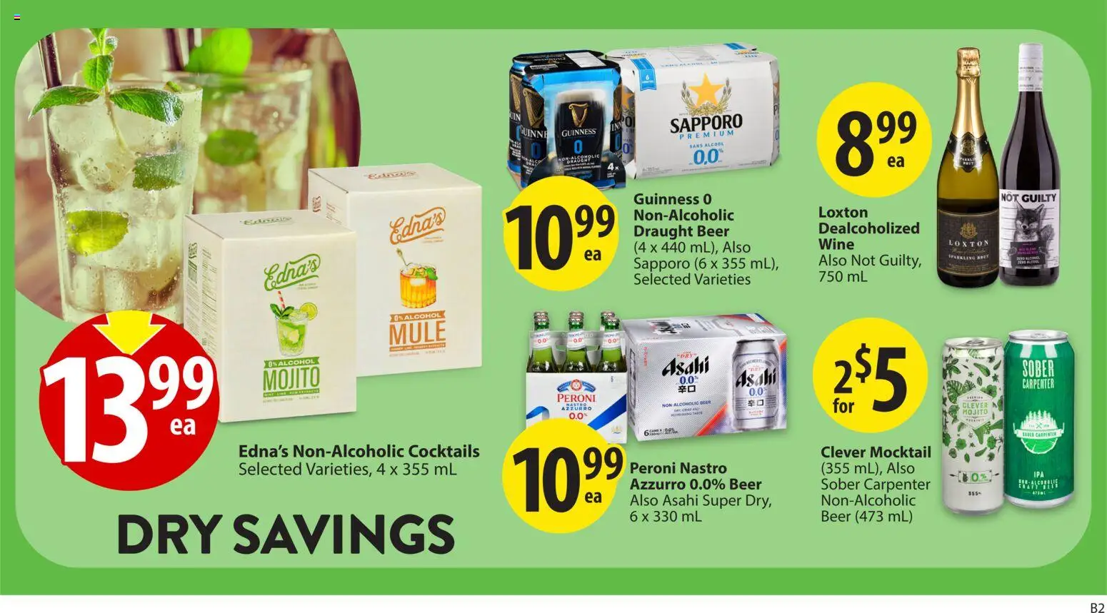 Save on foods flyer valid from 01.01.2026 | Page: 15 | Products: Toner, Wine, Beer