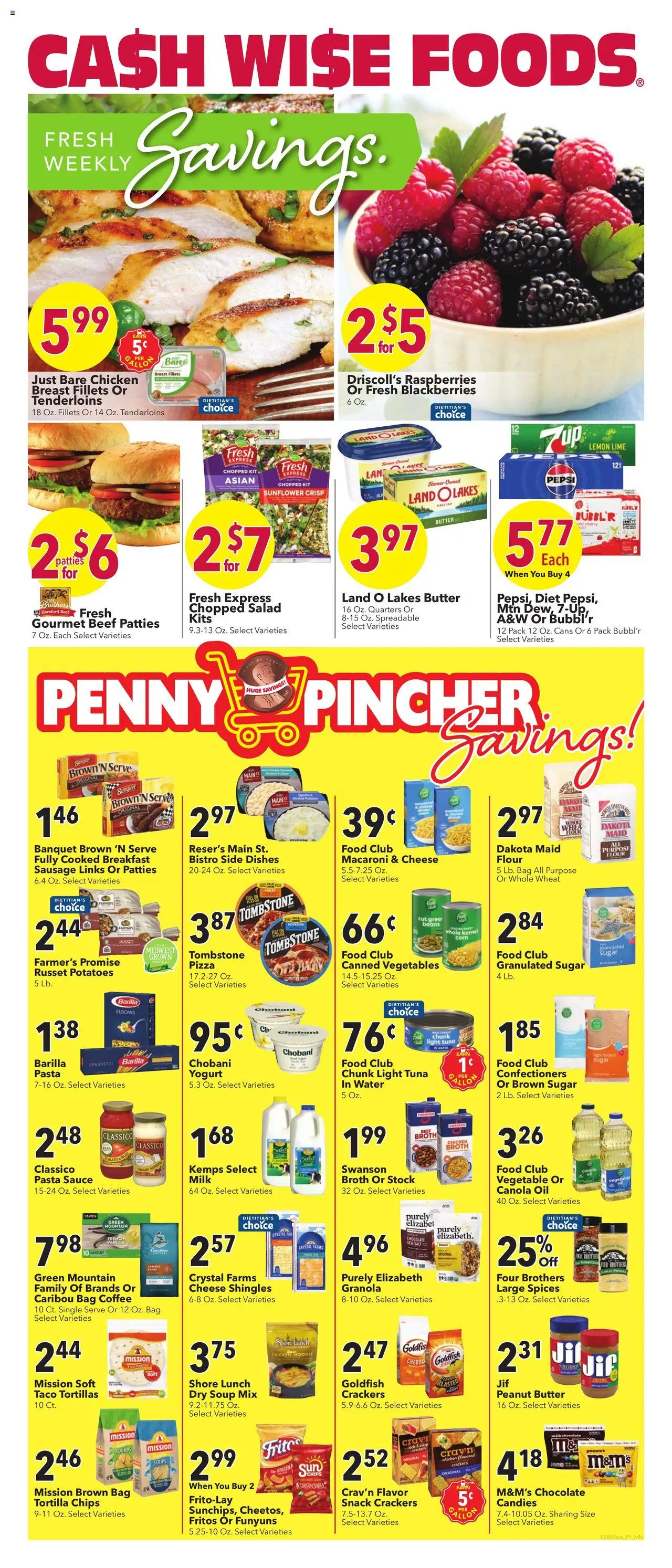 Cash Wise Weekly Ad - valid from 08.10.2025 | Page: 1 | Products: Oil, Water, Vegetables, Sauce