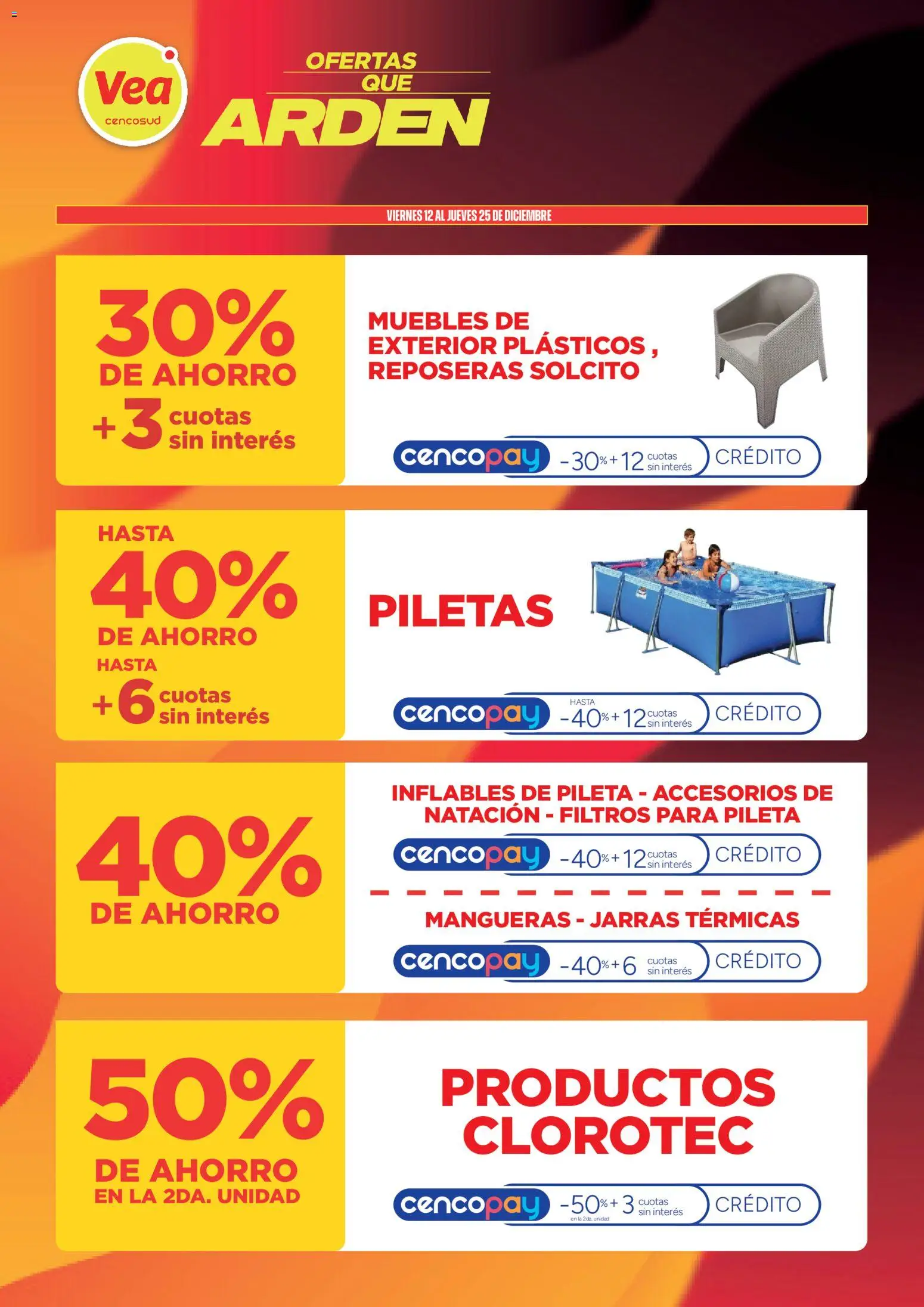 Vea - Ofertas que Arden │ válido desde el 12.12.2025 | Página: 6 | Productos: Pileta