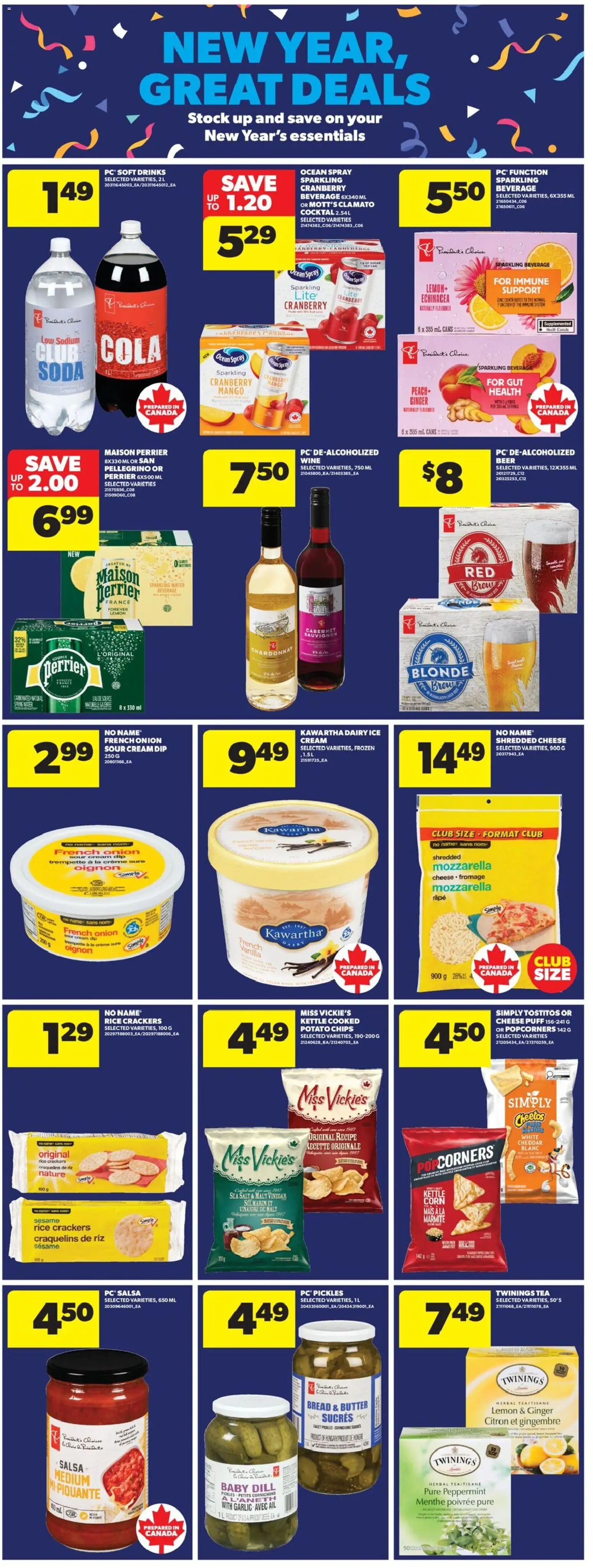 Real Canadian Superstore flyer valid from 25.12.2025 | Page: 7 | Products: Tea, PC, Kettle, Wine
