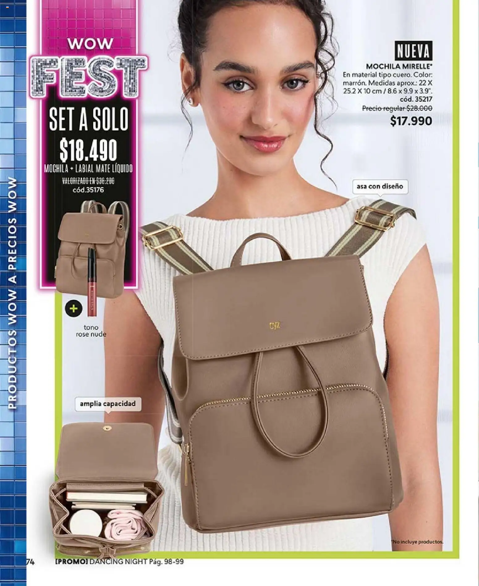 Catálogo CyZone Campaña 4 │ válido desde el 15.02.2026 | Página: 74 | Productos: Mate, Labial, Mochila