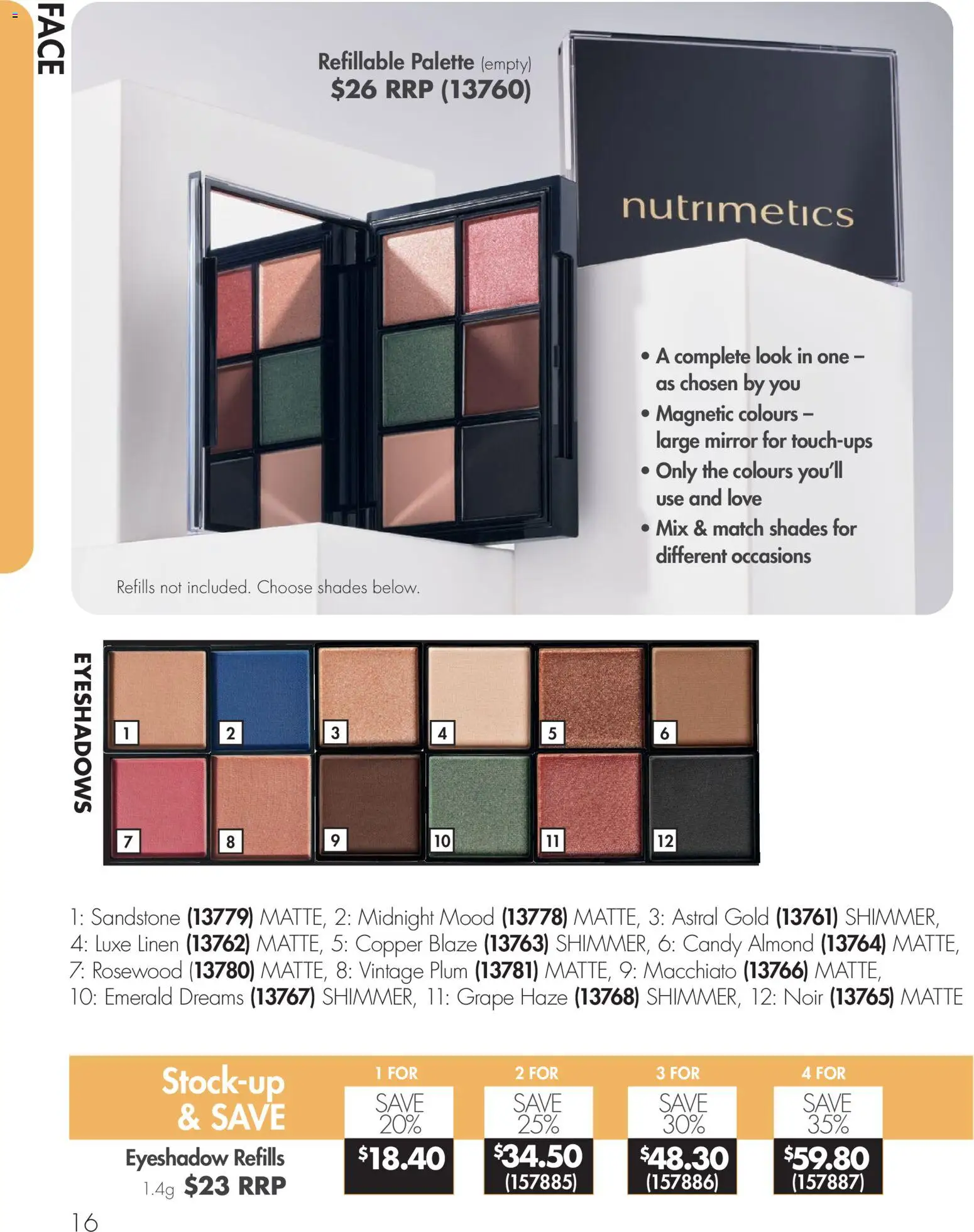 Nutrimetics catalogue - valid from 01.01.2026 | Page: 16 | Products: Mirror, Emerald, Linen