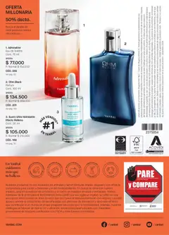 Yanbal revista - valida desde el 13.09.2025 | Página: 126 | Productos: Té, Caso, Serum, Eau de toilette