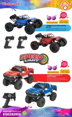 Vista previa de Del Sol y Woolworth - Catálogo Castillo Del Juguete, nuevo folleto de la tienda, válido en México a partir del 07.10.2025 | Página: 186 | Productos: Radio, Cargador, Batería