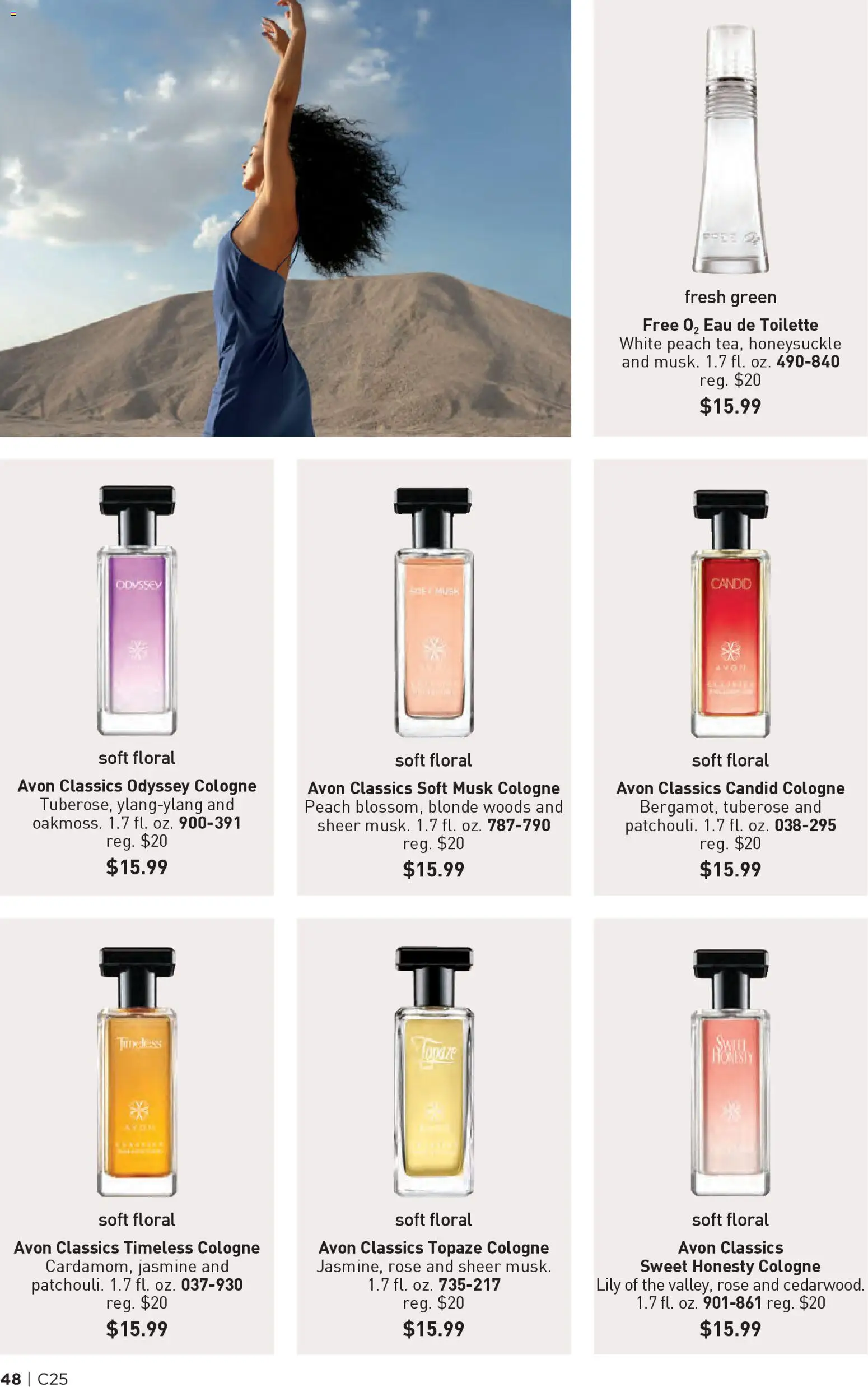 Avon Brochure - valid from 03.12.2025 | Page: 48 | Products: Eau de toilette, Peach
