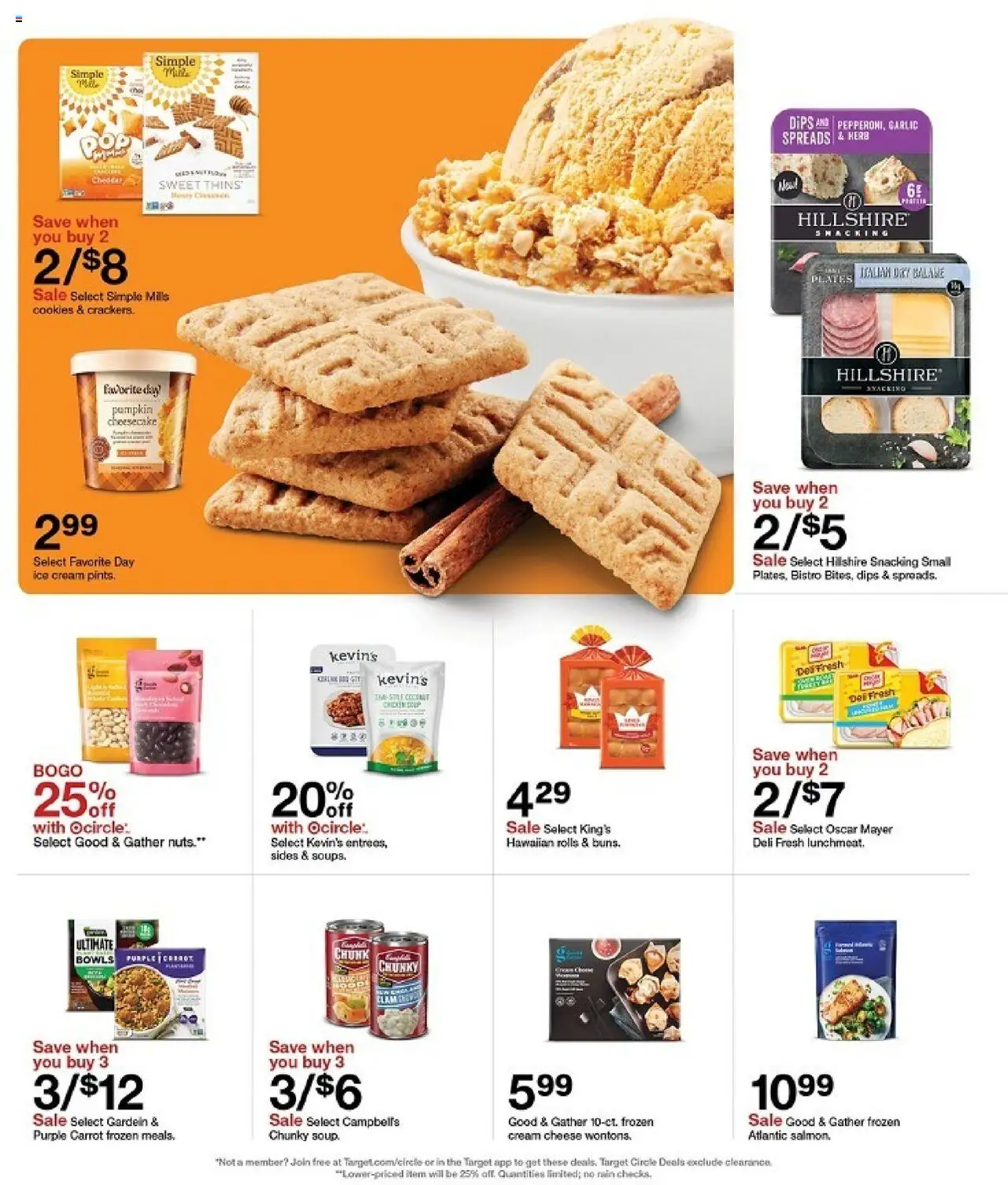 Target Weekly Ad - valid from 19.10.2025 | Page: 8 | Products: Carrot, Nuts, Ice cream, Pumpkin