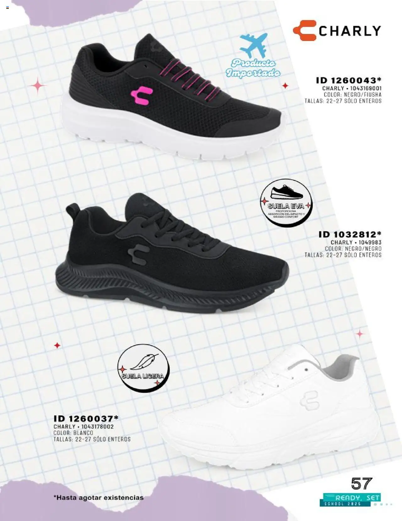 Nuevas ofertas de Price Shoes válidas en toda la República Mexicana desde el 26.08.2025. ¡Encuentra las mejores ofertas en Price Shoes - Catálogo Ready for School ! | Página: 57