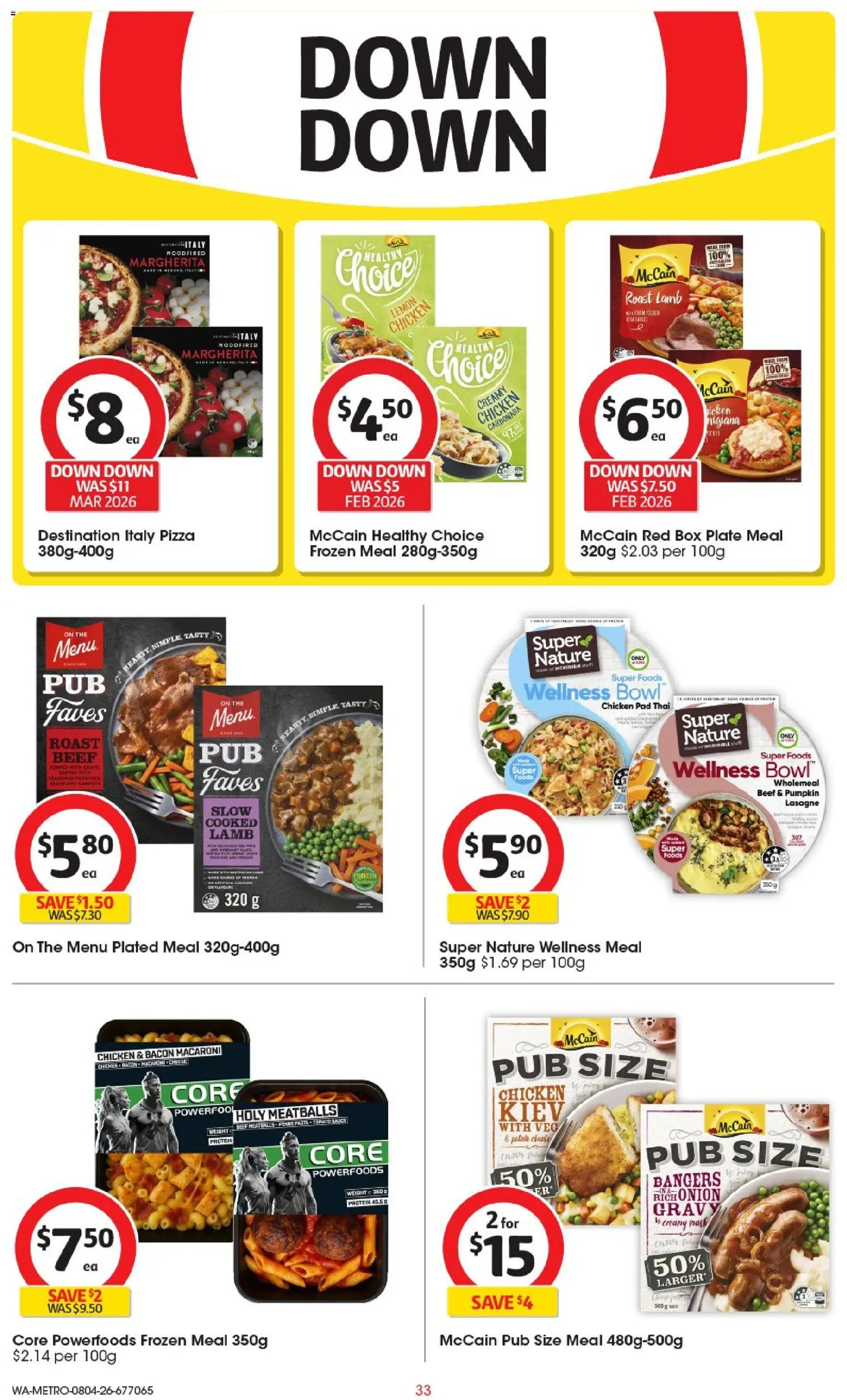 Coles catalogue - valid from 08.04.2026 | Page: 33 | Products: Box, Lamb, Beef, Weight