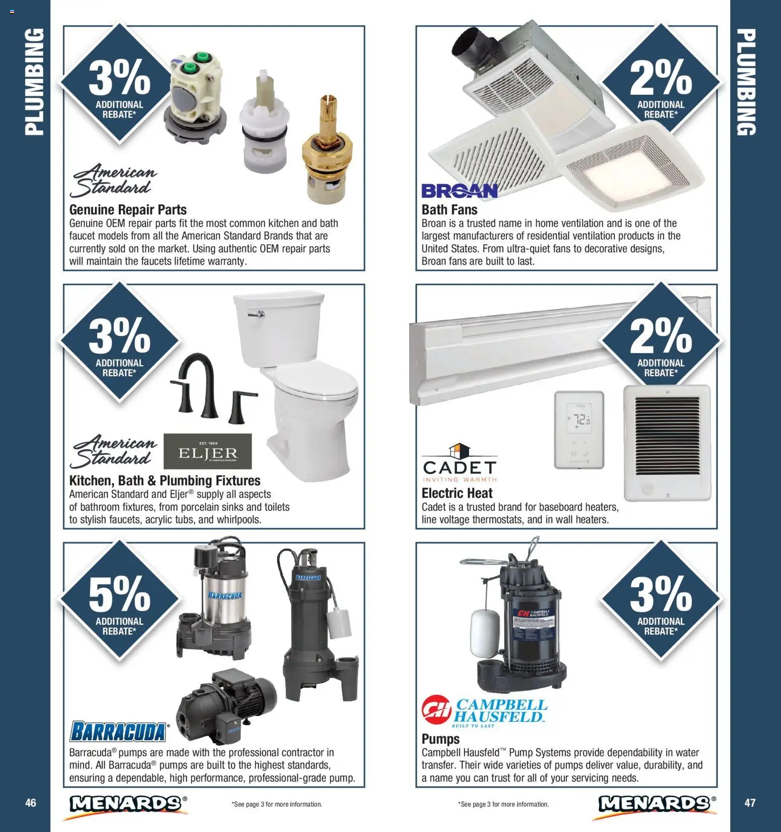 Menards Contractor Catalog - valid from 01.01.2026 | Page: 24 | Products: Pump, Bath, Acrylic, Water