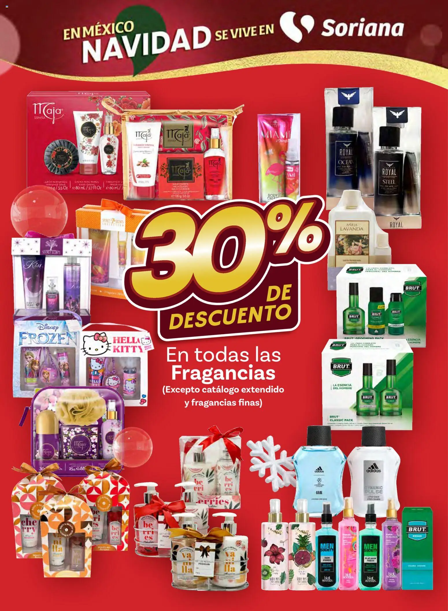 Nuevas ofertas de Soriana válidas en toda la República Mexicana desde el 11.12.2025. ¡Encuentra las mejores ofertas en Soriana - Preciazazaso Híper: Edo Mex, Gro, Hgo, Mor, Pue, Qto, Tlax, Ver! | Página: 54 | Productos: Body
