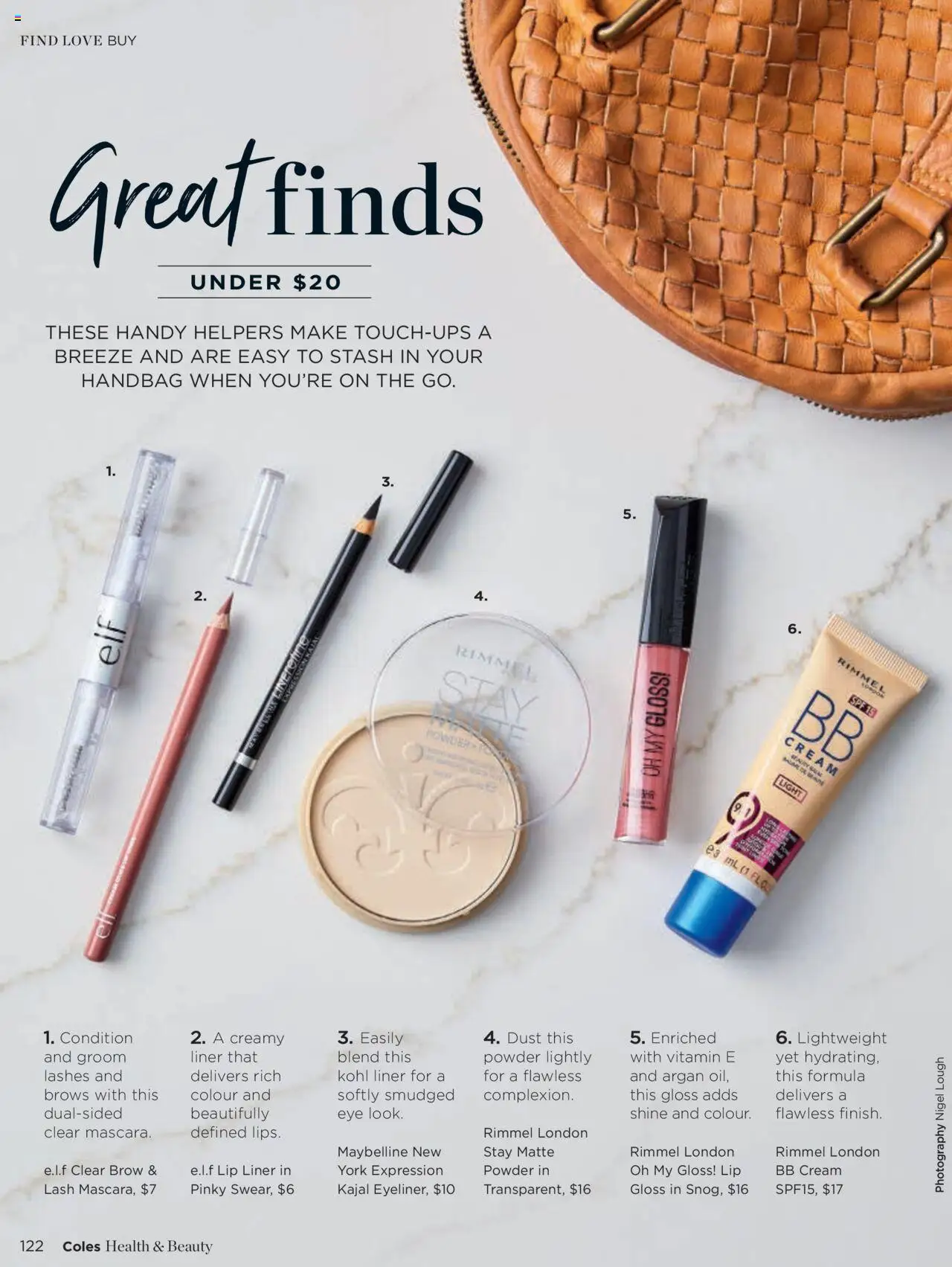 Coles catalogue - valid from 07.04.2025 | Page: 122 | Products: Bb cream, Light, Cream, Lip liner