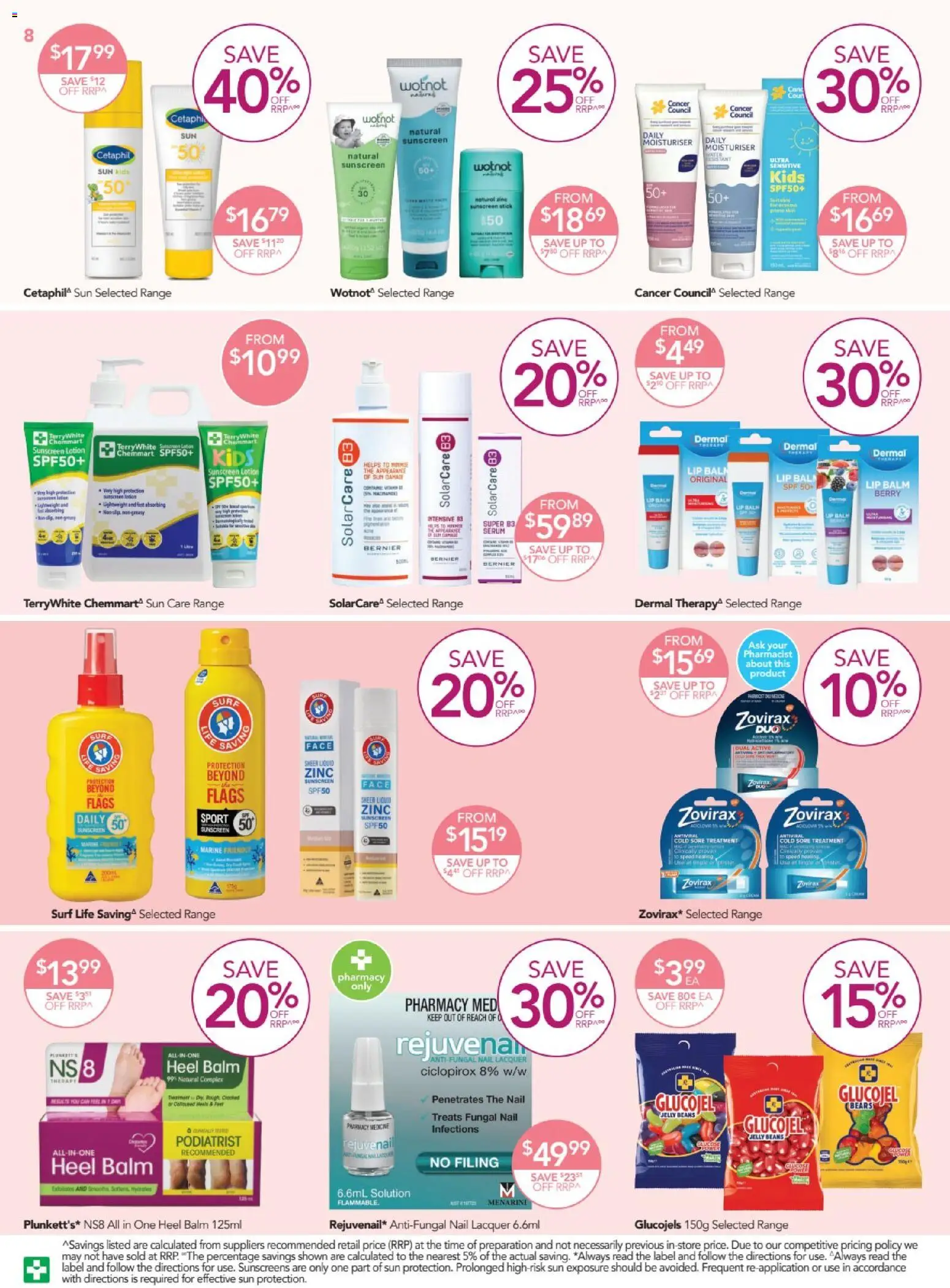 Terry White catalogue - valid from 13.11.2025 | Page: 8 | Products: Moisturiser, Watch, Treatment, Zinc