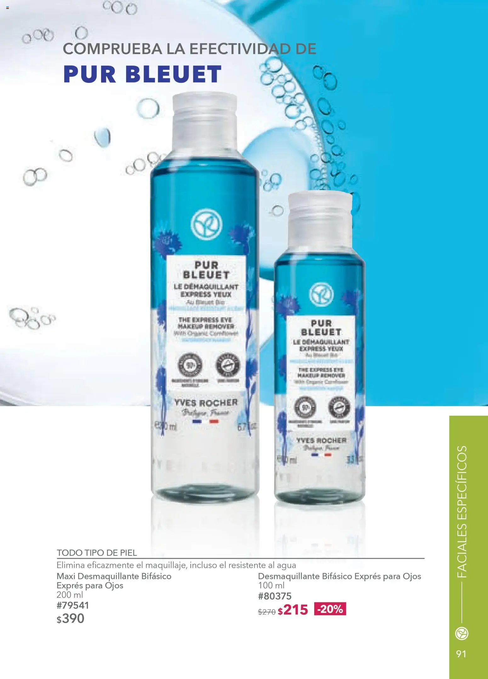 Nuevas ofertas de Yves Rocher válidas en toda la República Mexicana desde el 10.02.2026. ¡Encuentra las mejores ofertas en Yves Rocher campaña 3 2026! | Página: 89 | Productos: Agua, Desmaquillante