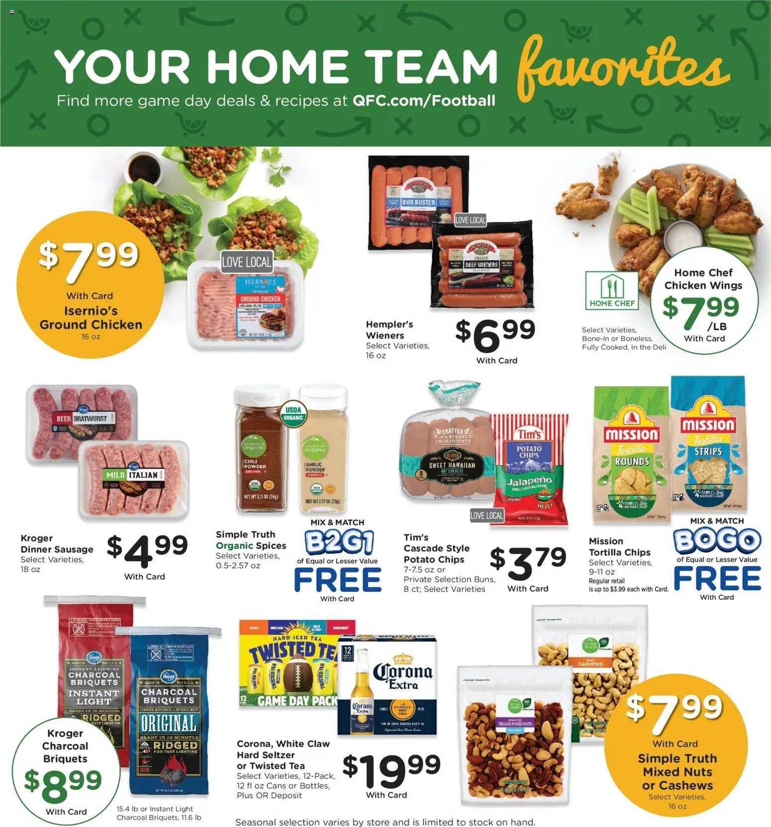 QFC Weekly Ad - OR - valid from 29.10.2025 | Page: 8 | Products: Beef, Spices, Sausage, Game