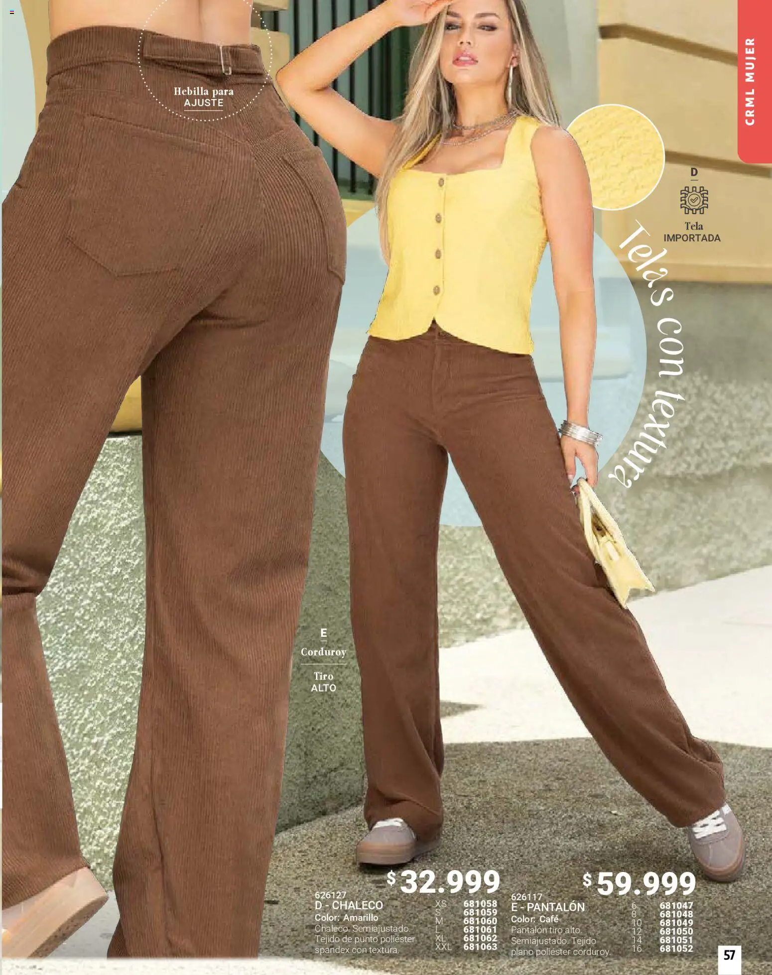 Carmel revista - valida desde el 01.02.2026 | Página: 57 | Productos: Hebilla, Chaleco, Café