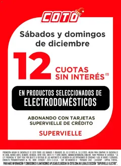 Vista previa Coto - Supervielle Diciembre válido desde el 01.12.2025