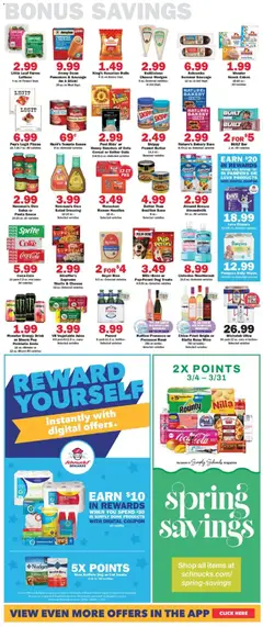 Preview of Schnucks weekly ads valid from 04.03.2026 | Page: 5 | Products: Juice, Wine, Rice, Mouthwash