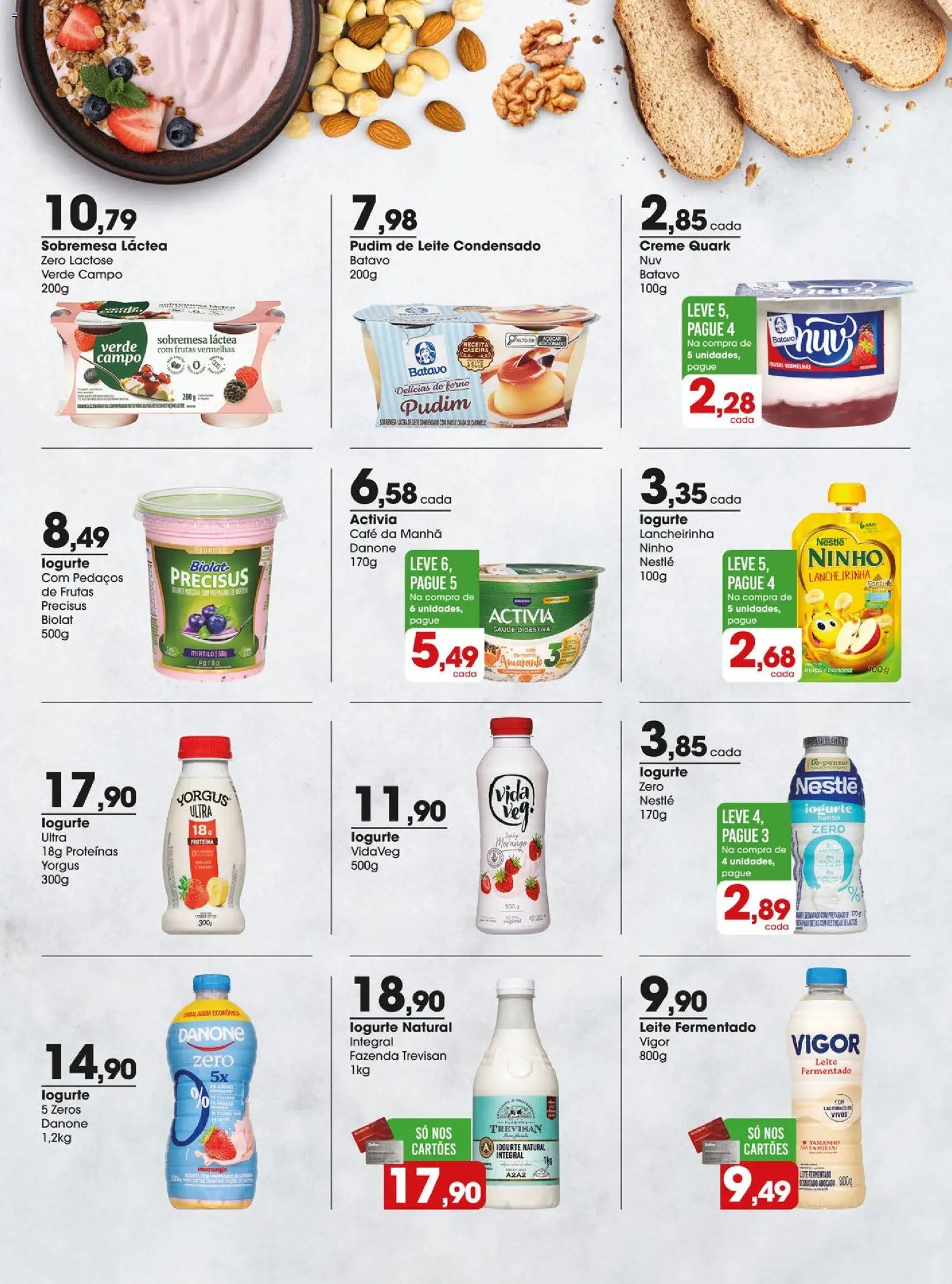 Zaffari Folheto - válido de 28.04.2026 | Página: 11 | Produtos: Forno, Creme, Leite condensado, Leite fermentado