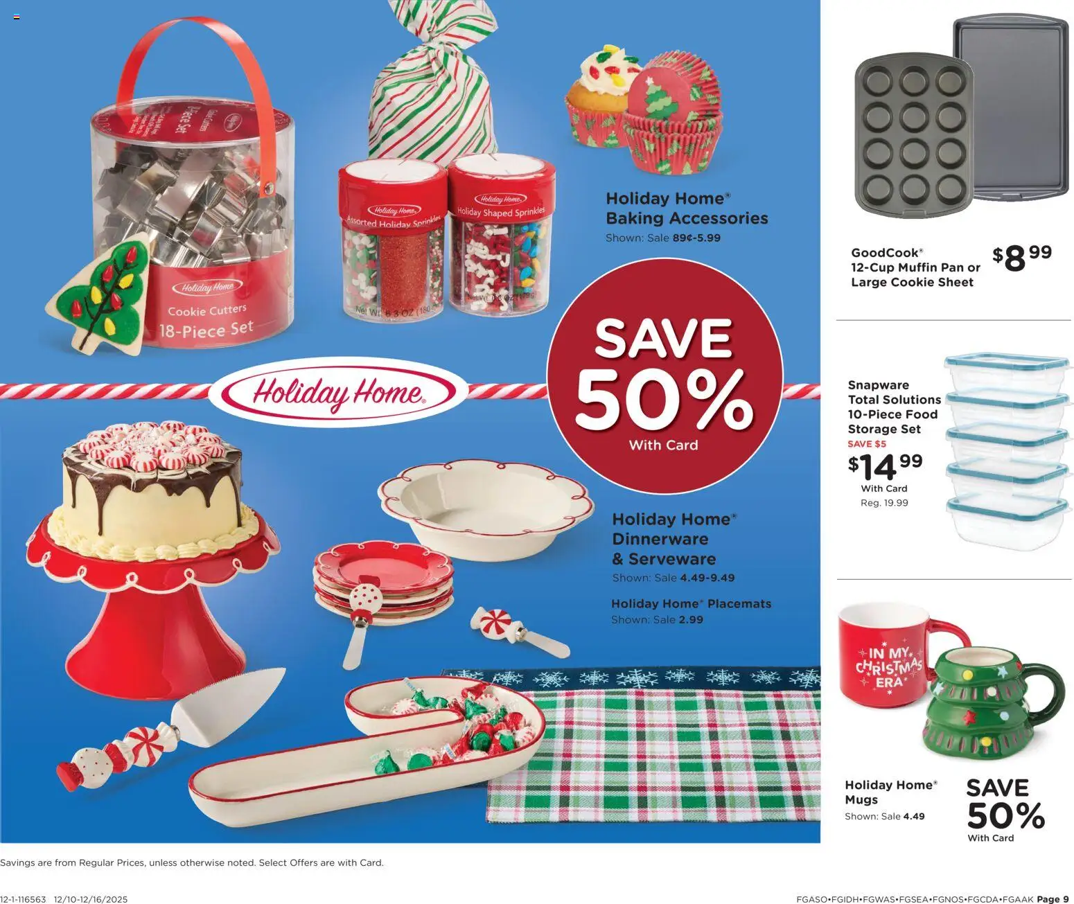 Fred Meyer Home & Apparel - valid from 10.12.2025 | Page: 11 | Products: Pan, Muffin, Sheet