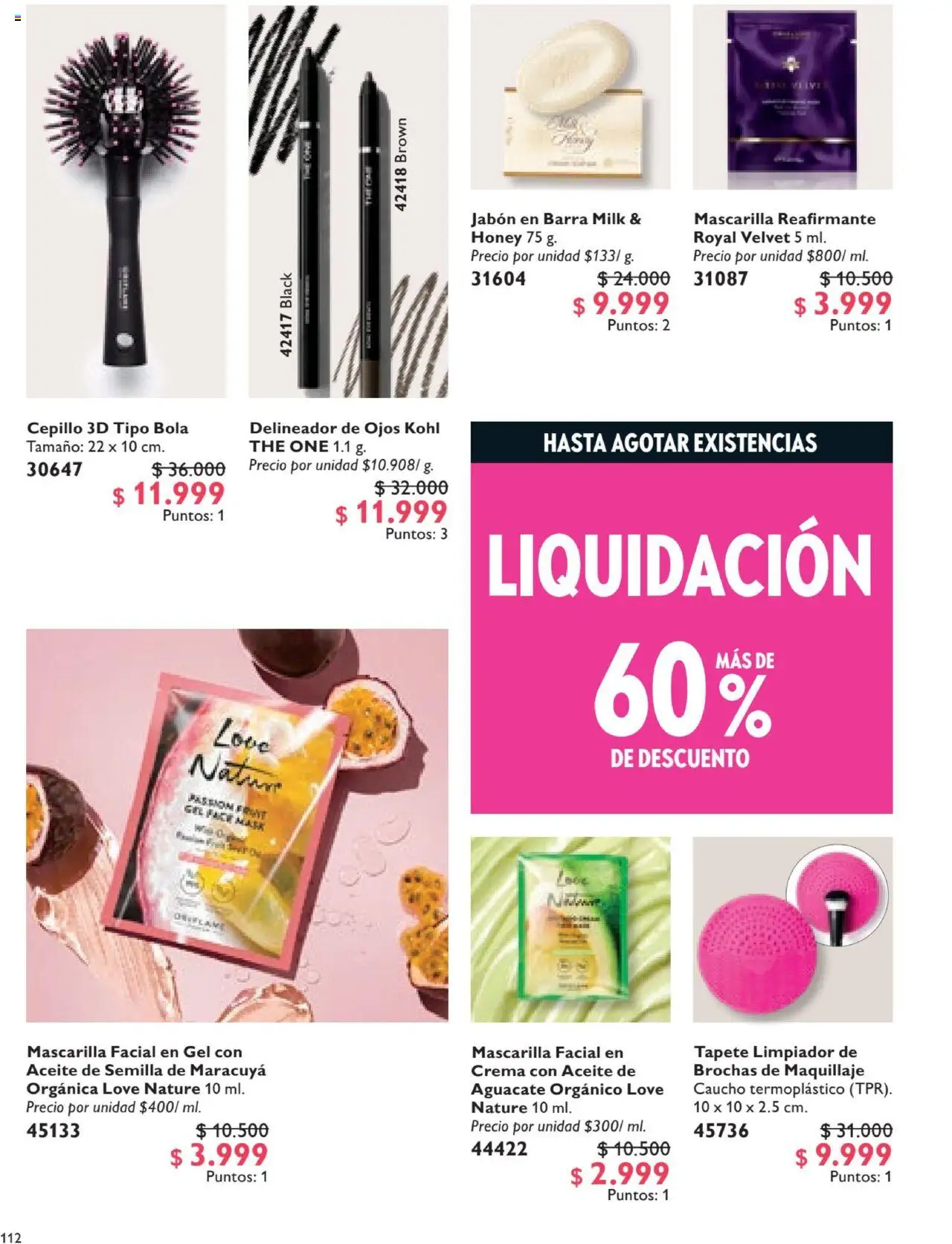 Oriflame revista - valida desde el 12.07.2025 | Página: 112 | Productos: Limpiador, Mascarilla, Maquillaje, Jabón
