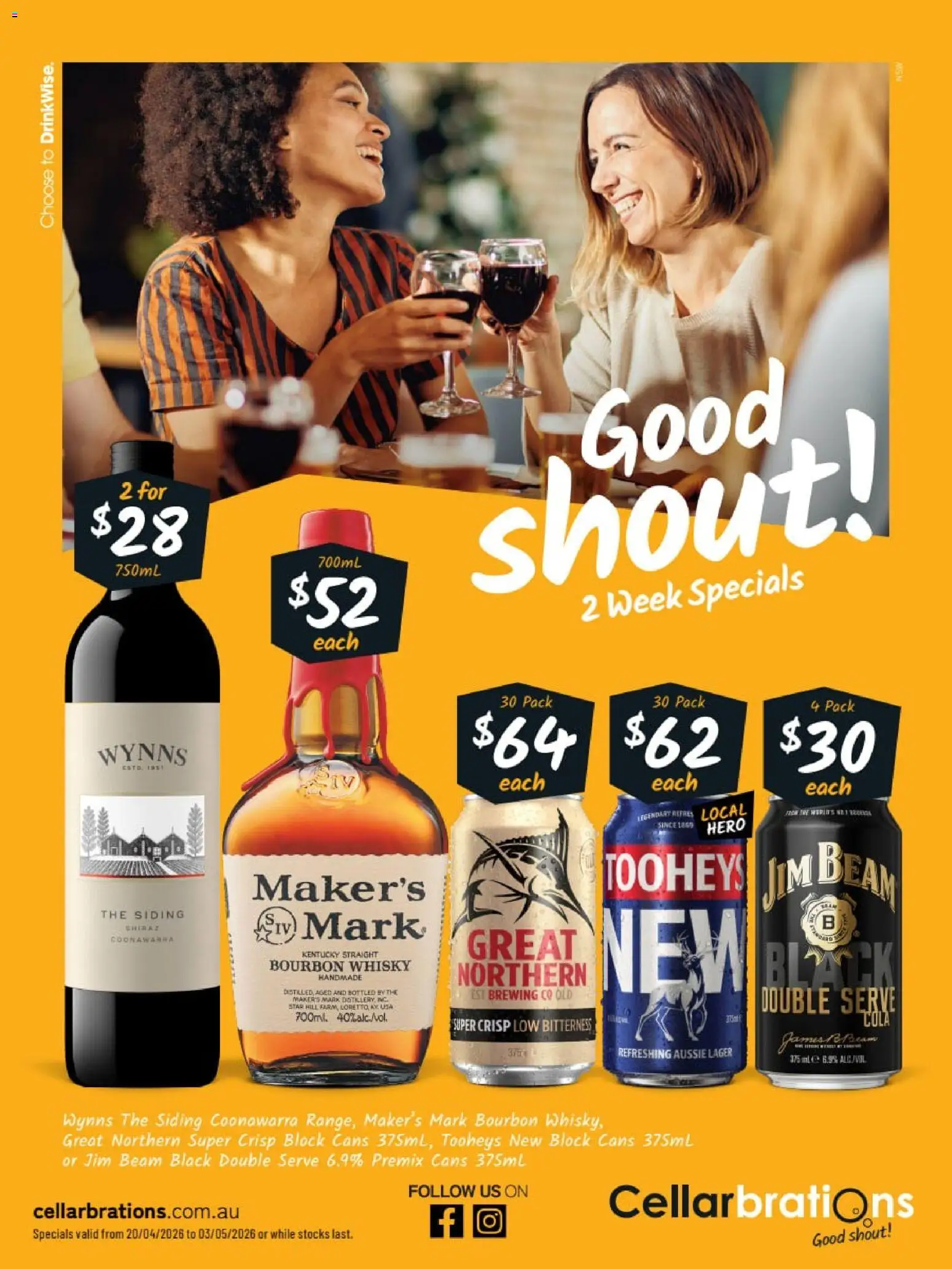 Cellarbrations catalogue - valid from 20.04.2026 | Page: 1 | Products: Handmade, Bourbon