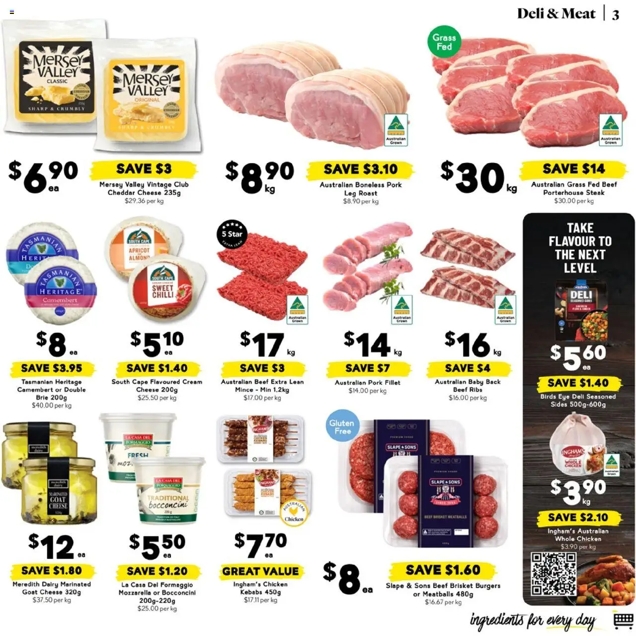 Drakes catalogue - valid from 11.06.2025 | Page: 3 | Products: Grass, Pork, Cream, Steak