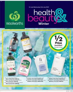 Preview of Woolworths Winter Health & Beauty Catalogue TAS - valid from 23.07.2025