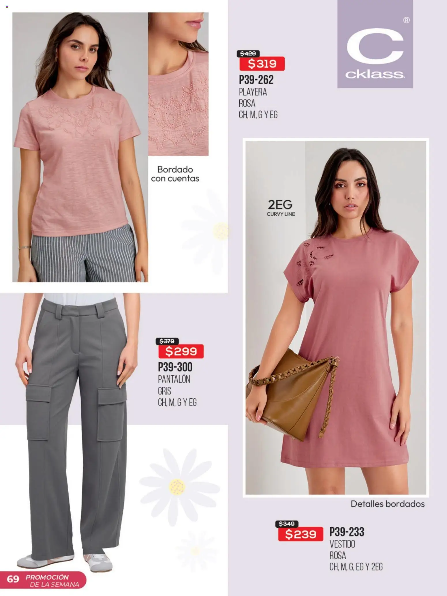 Nuevas ofertas de Cklass válidas en toda la República Mexicana desde el 30.03.2026. ¡Encuentra las mejores ofertas en Cklass catálogo Promo semanal! | Página: 70 | Productos: Vestido, Playera