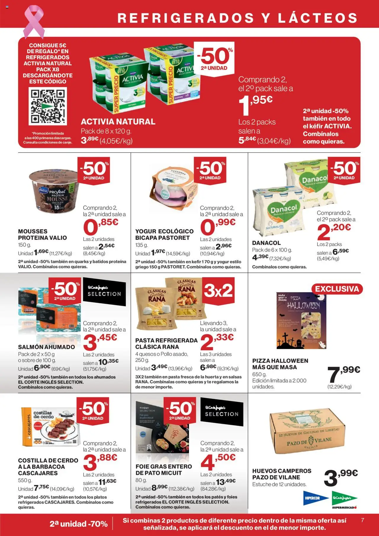 Nuevas ofertas de El Corte Inglés válidas en toda la República Mexicana desde el 09.10.2025. ¡Encuentra las mejores ofertas en El Corte - Catálogo Que necesitas hoy! | Página: 7 | Productos: Pollo, Limón, Cerdo, Yogur