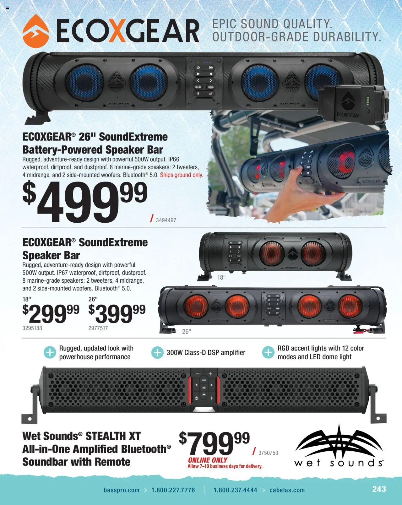 Cabela's Saltwater Specialist 25 - valid from 01.01.2025 | Page: 243 | Products: Amplifier, Speaker