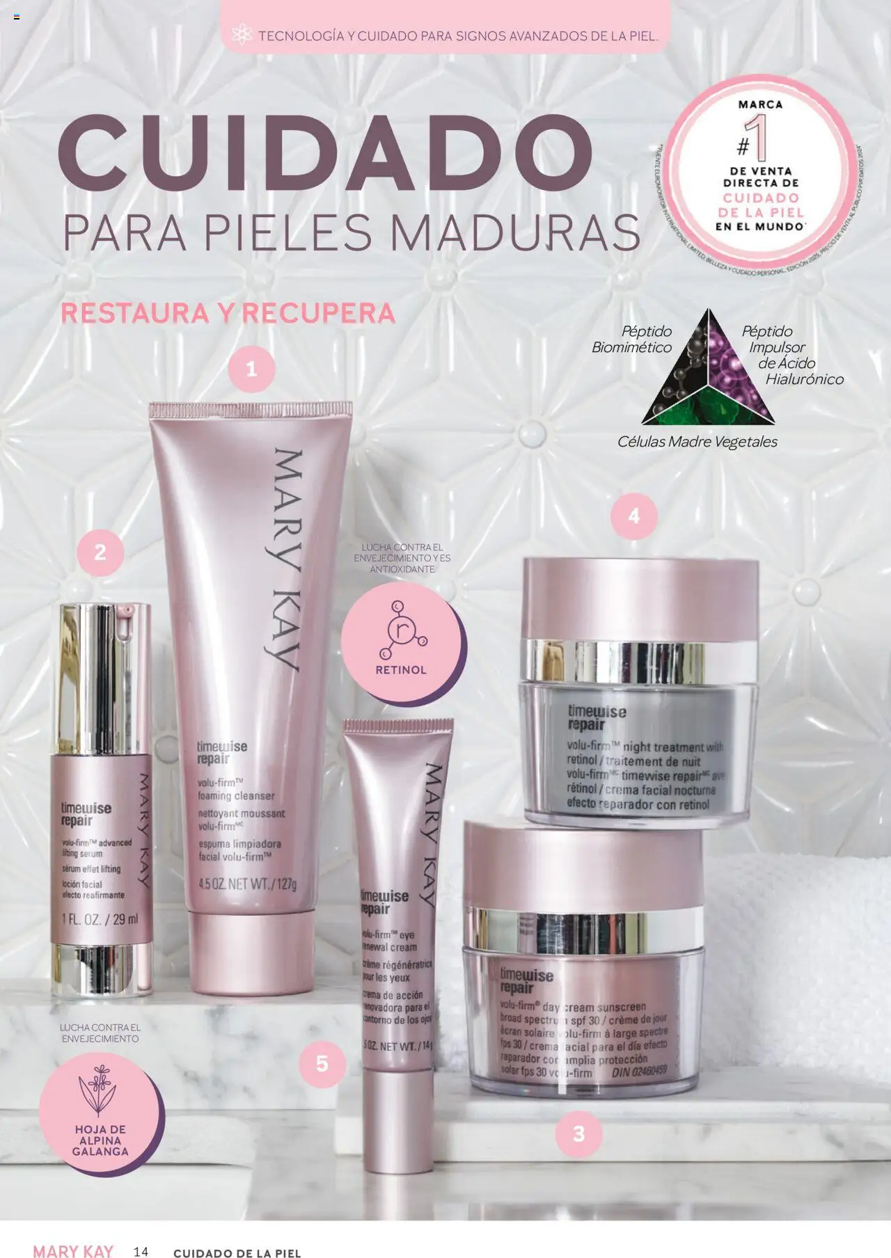 Mary Kay catálogo Invierno │ válido desde el 01.07.2025 | Página: 14 | Productos: Fuente, Contorno, Loción, Crema