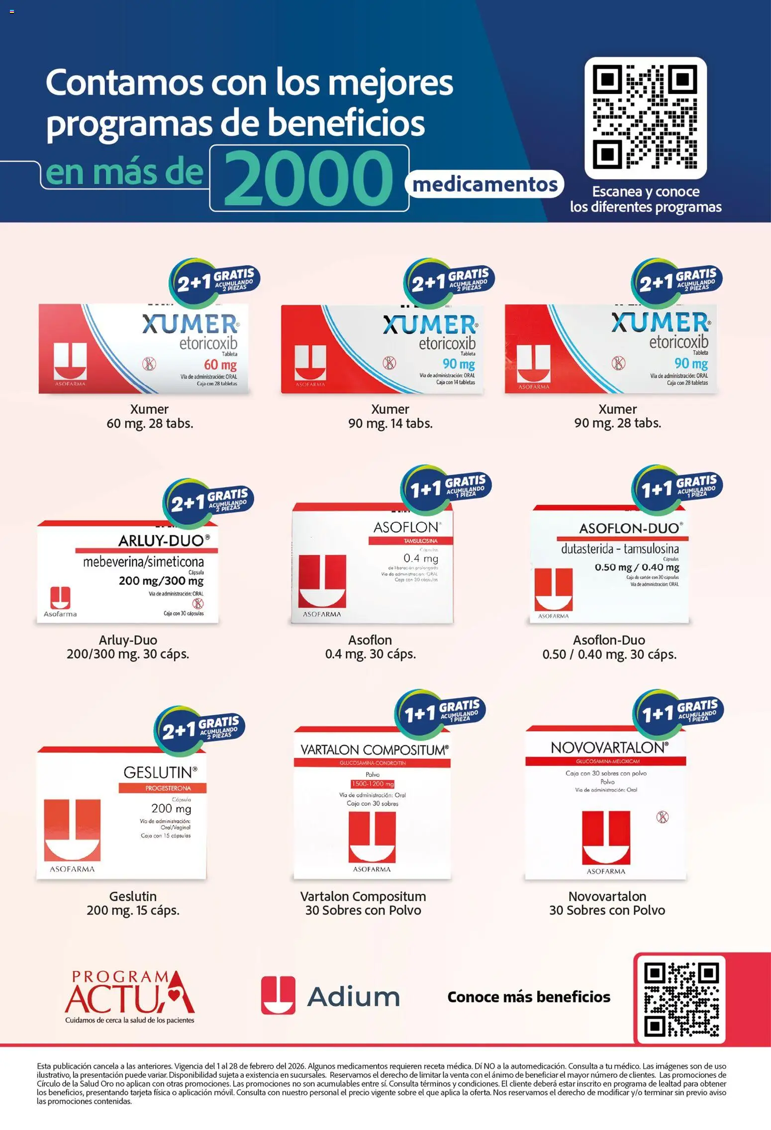 Nuevas ofertas de Farmacias Unión válidas en toda la República Mexicana desde el 01.02.2026. ¡Encuentra las mejores ofertas en Farmacias Unión catálogo! | Página: 5